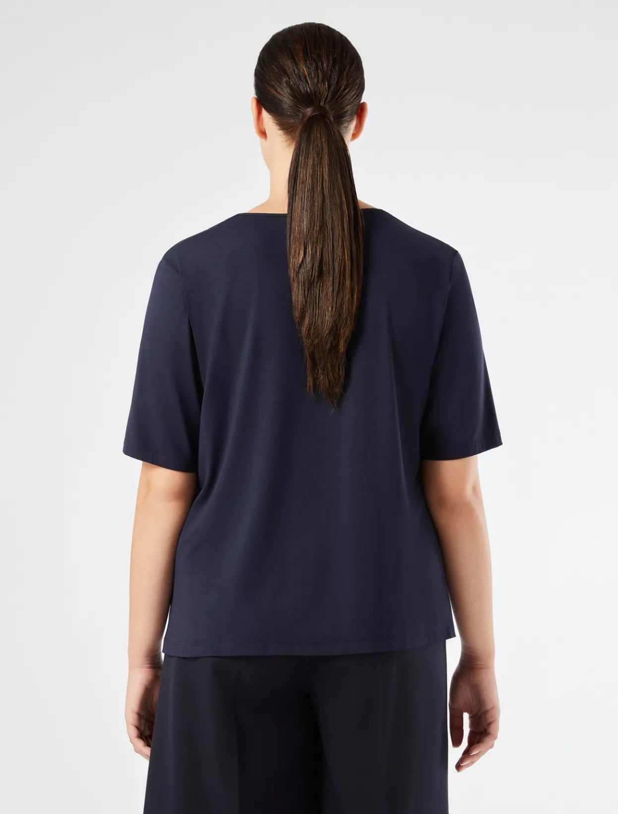 Tops & T-Shirts | Tops & T-Shirts | Marina Rinaldi Jersey, acetate and silk T-shirt ULTRAMARINE