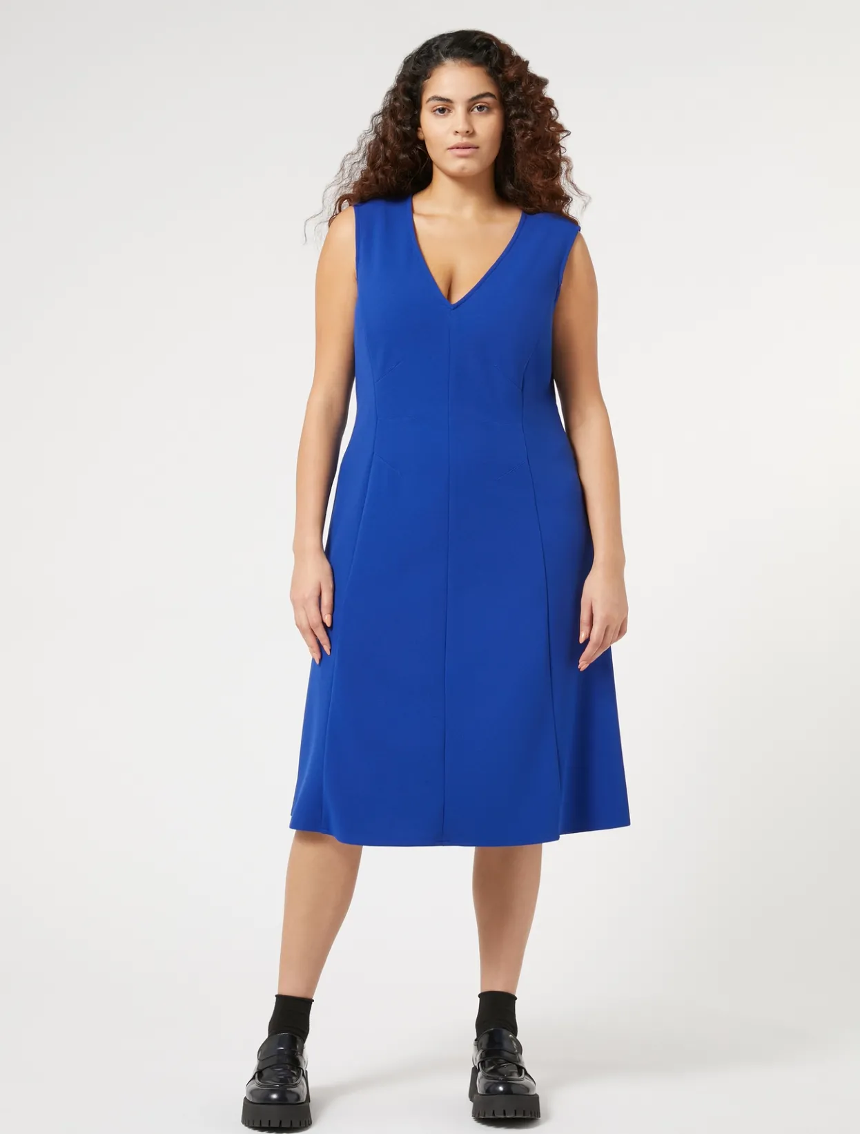 Dresses | Dresses | Marina Rinaldi Jersey dress CORNFLOWERBLUE