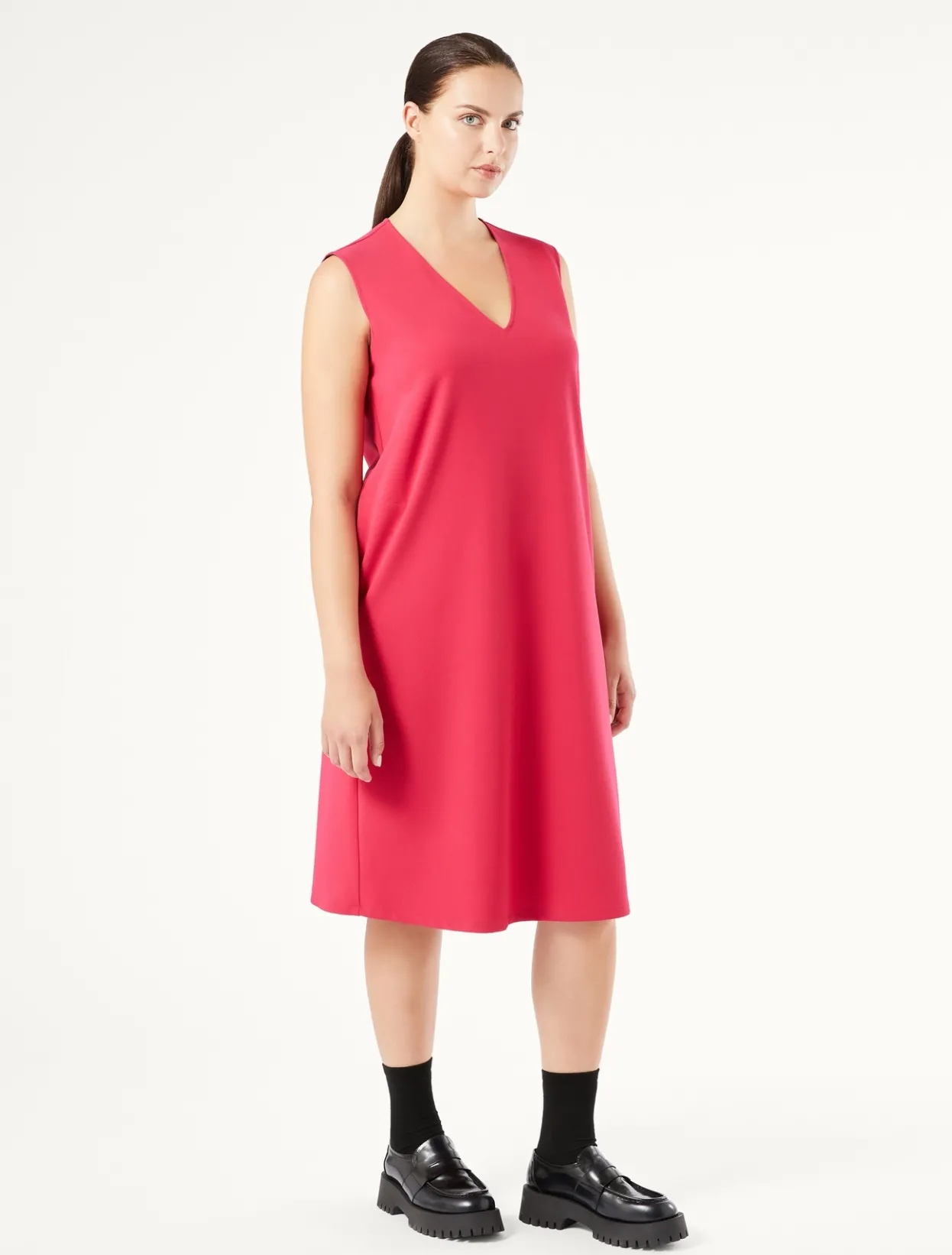 Dresses | Dresses | Marina Rinaldi Jersey dress FUCHSIA