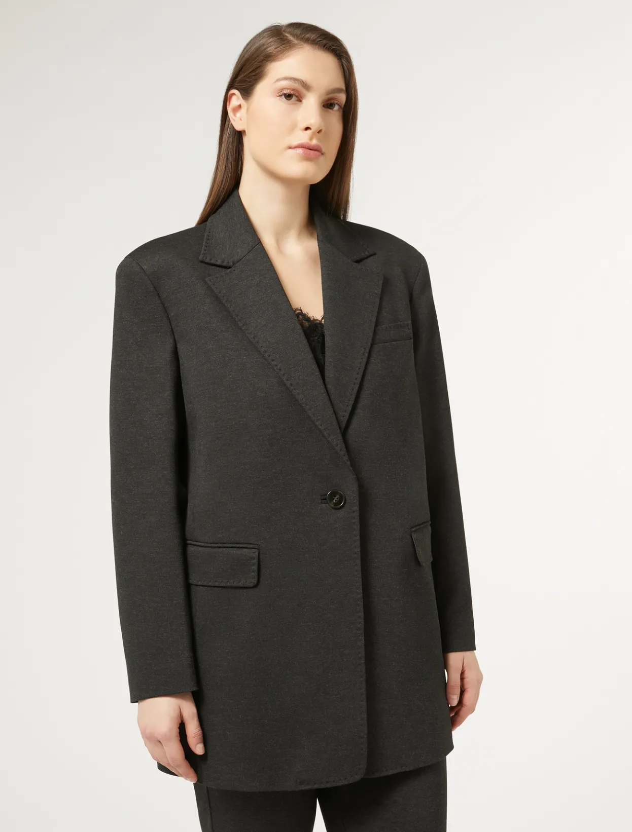 Jacket & Blazers | Jacket & Blazers | Marina Rinaldi Jersey jacket DARKGREY