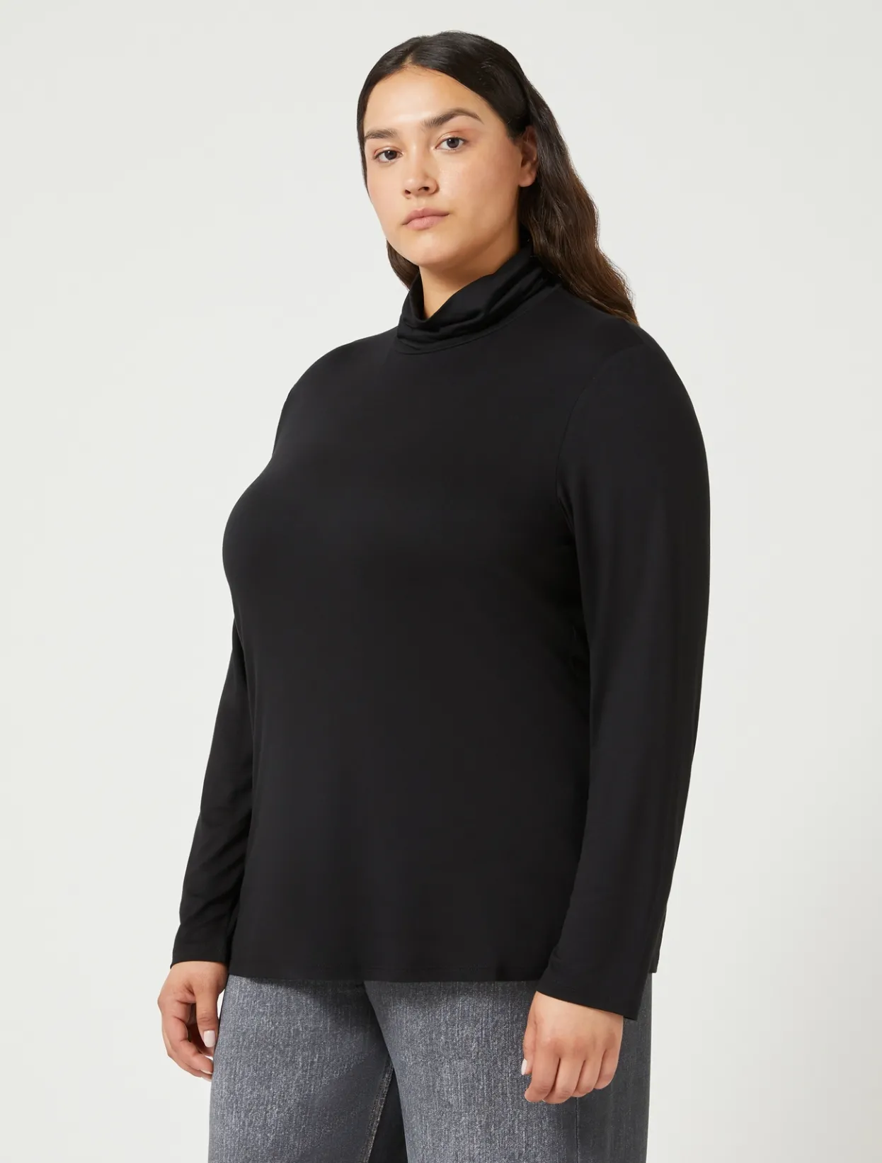 Tops & T-Shirts | Tops & T-Shirts | Marina Rinaldi Jersey jumper BLACK