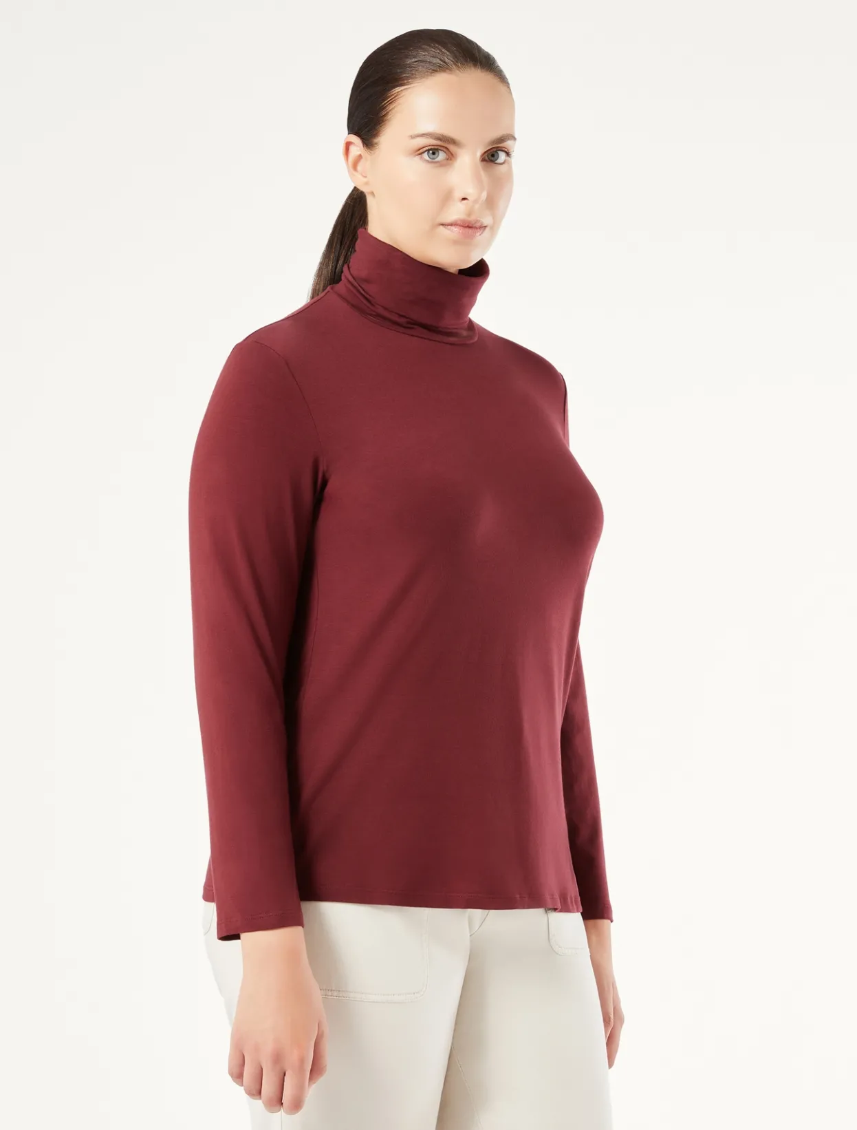 Tops & T-Shirts | Tops & T-Shirts | Marina Rinaldi Jersey jumper AUBERGINE