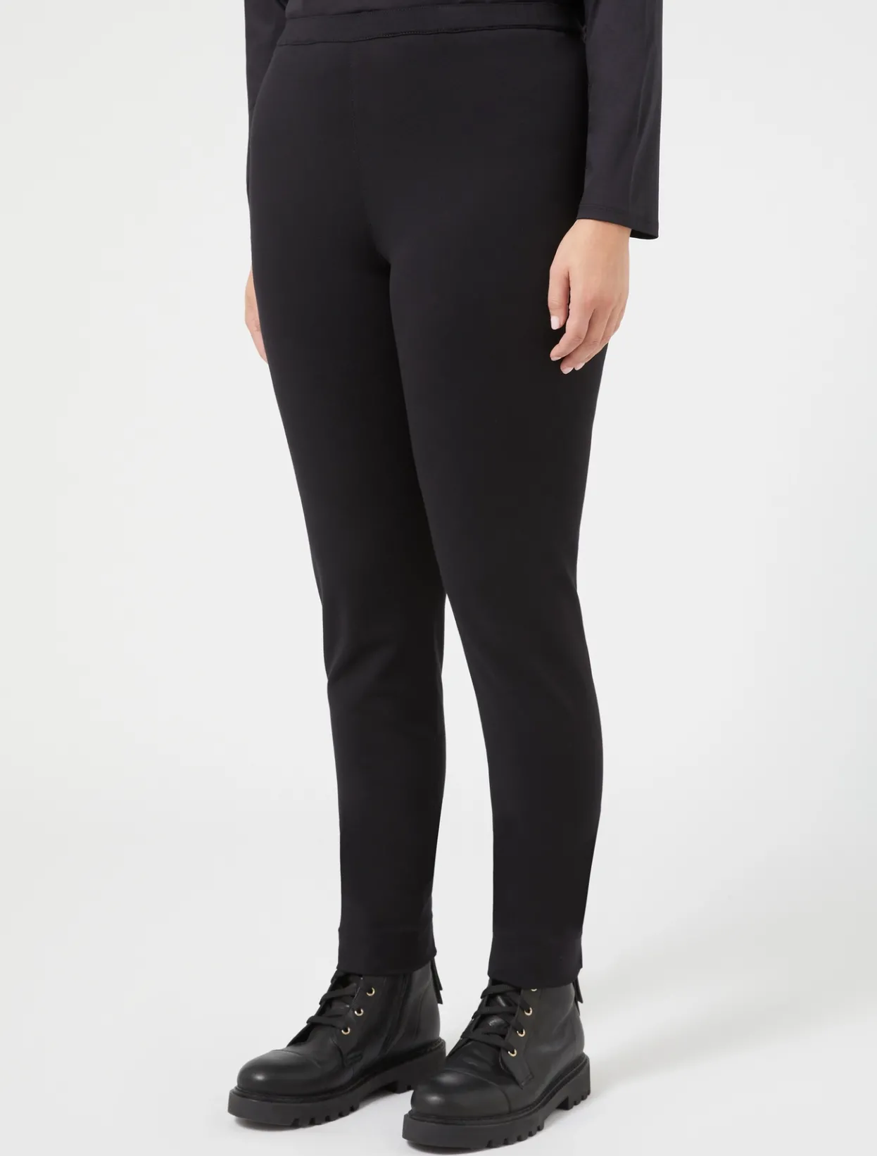 Trousers & Jeans | Trousers & Jeans | Marina Rinaldi Jersey leggings BLACK