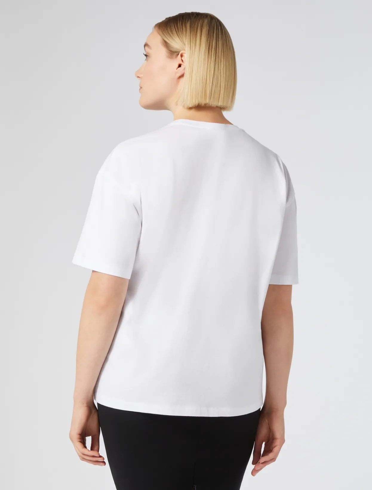 Tops & T-Shirts | Tops & T-Shirts | Marina Rinaldi Jersey print T-shirt OPTICALWHITE