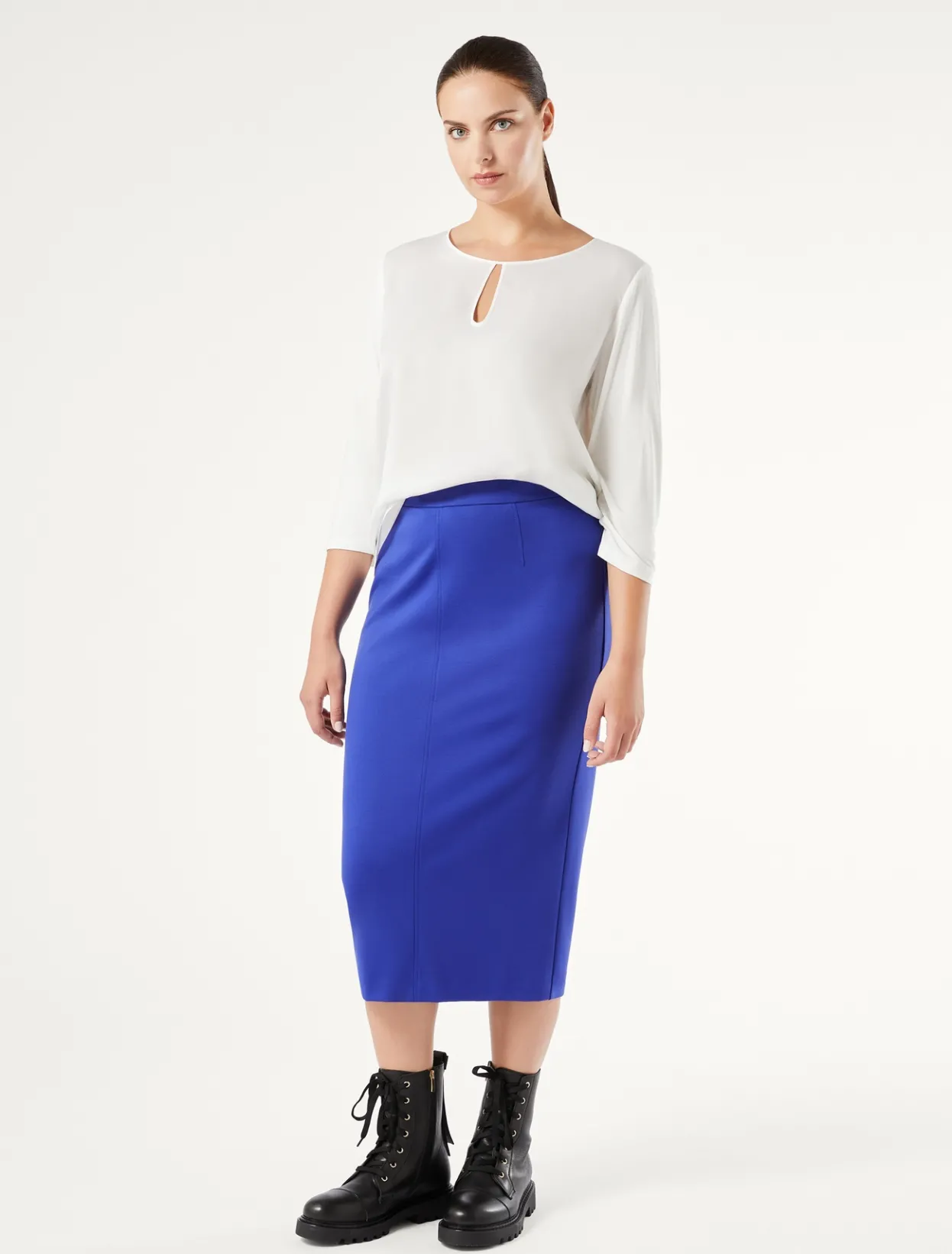 Skirts | Skirts | Marina Rinaldi Jersey skirt PURPLE