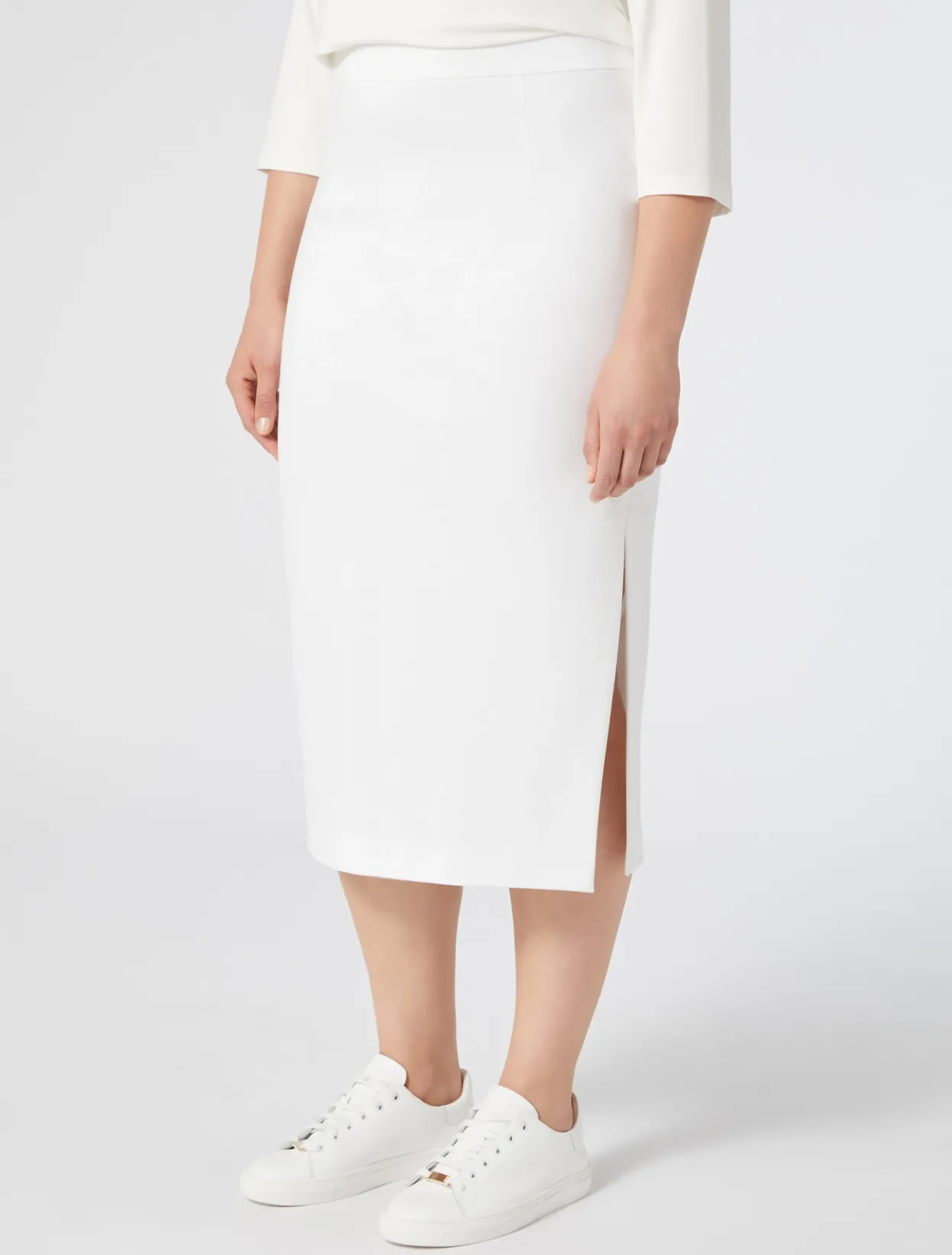 Skirts | Skirts | Marina Rinaldi Jersey skirt WHITE