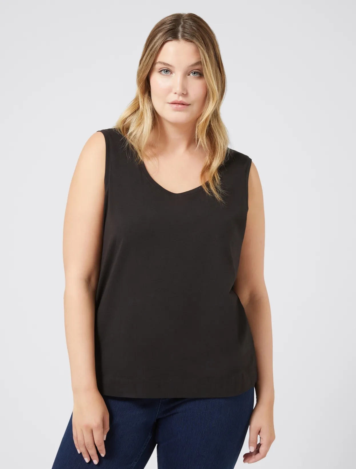 Tops & T-Shirts | Tops & T-Shirts | Marina Rinaldi Jersey top BLACK