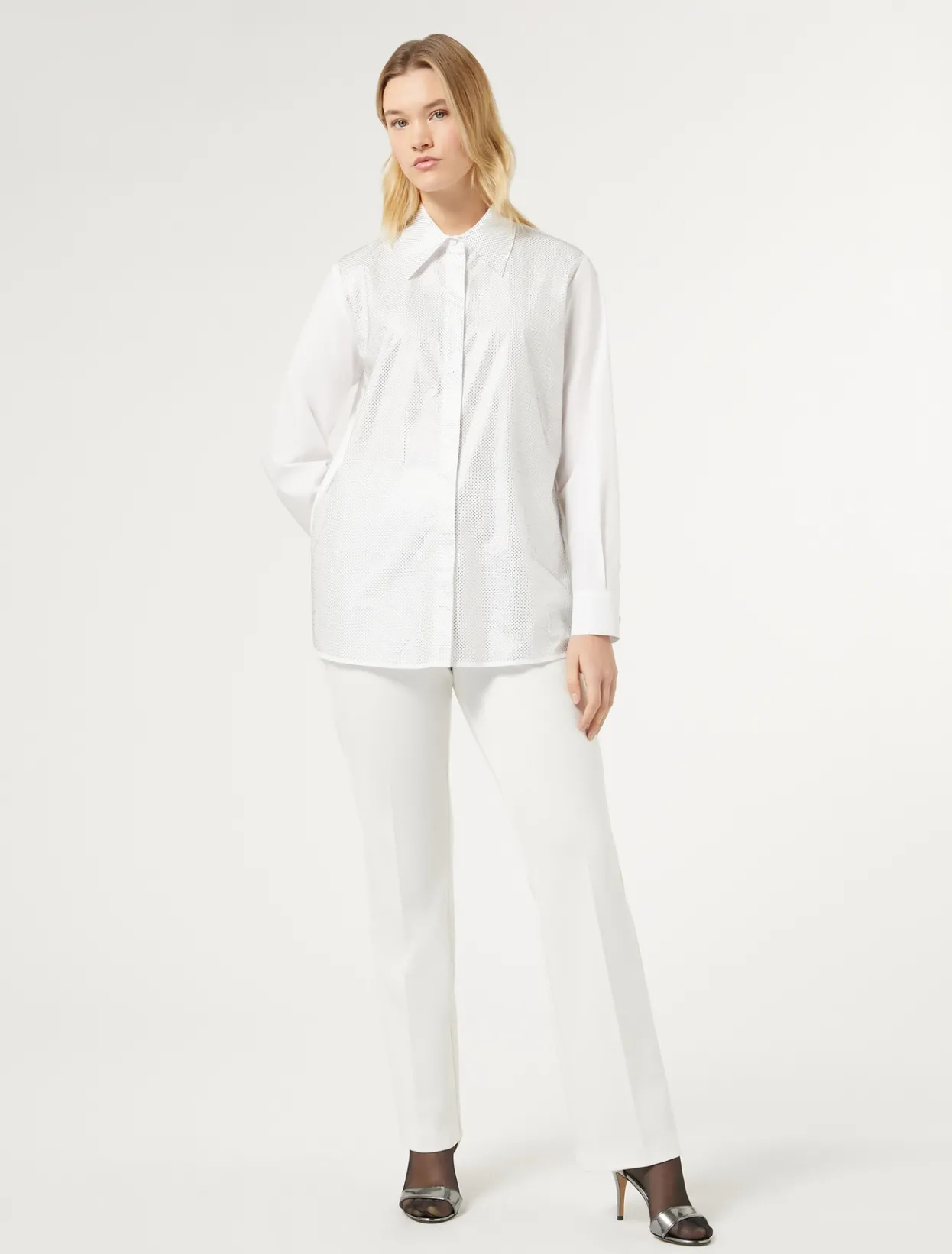 Trousers & Jeans | Trousers & Jeans | Marina Rinaldi Jersey trousers WHITE