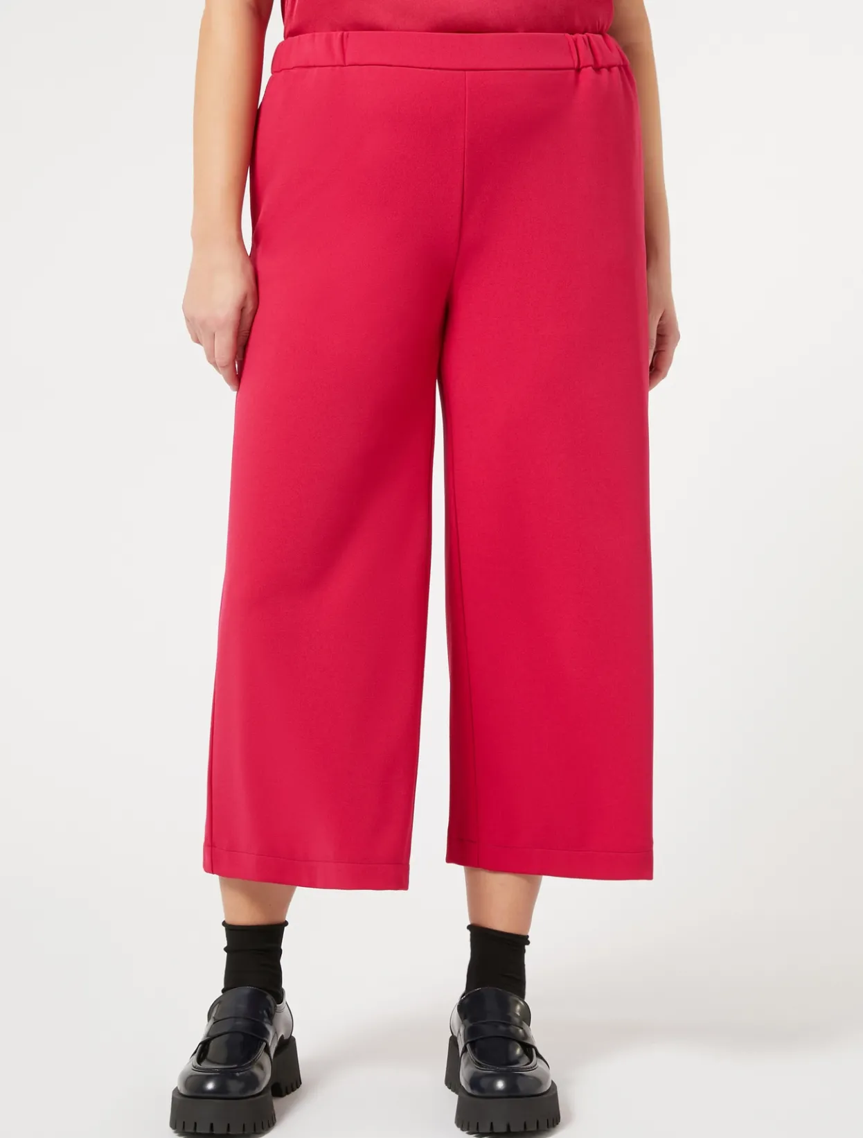 Trousers & Jeans | Trousers & Jeans | Marina Rinaldi Jersey trousers FUCHSIA