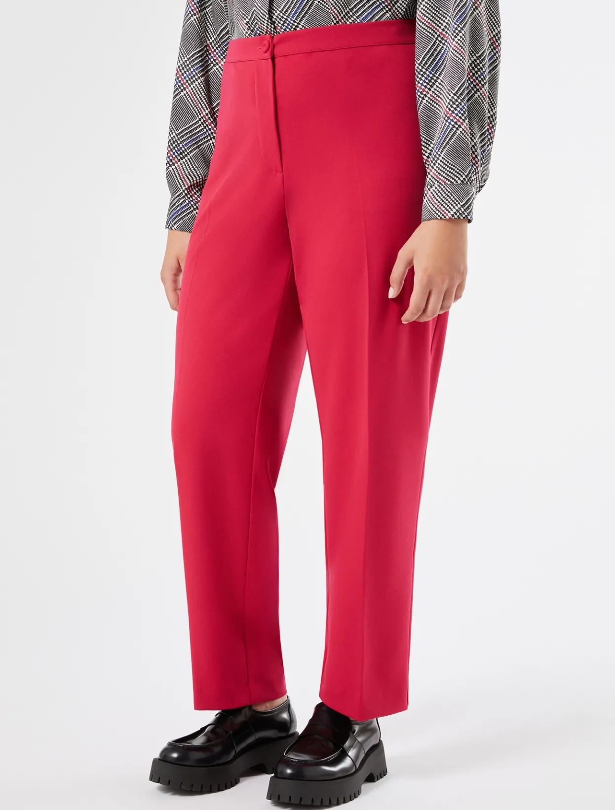 Trousers & Jeans | Trousers & Jeans | Marina Rinaldi Jersey trousers FUCHSIA