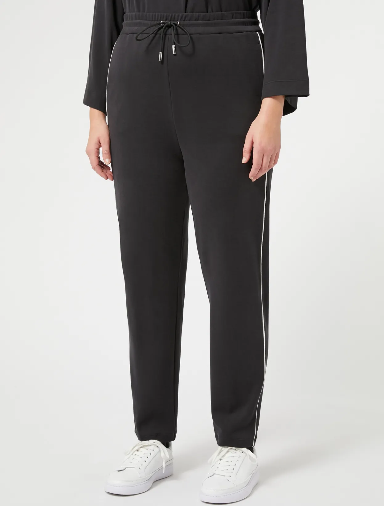 Trousers & Jeans | Trousers & Jeans | Marina Rinaldi Jersey trousers BLACK