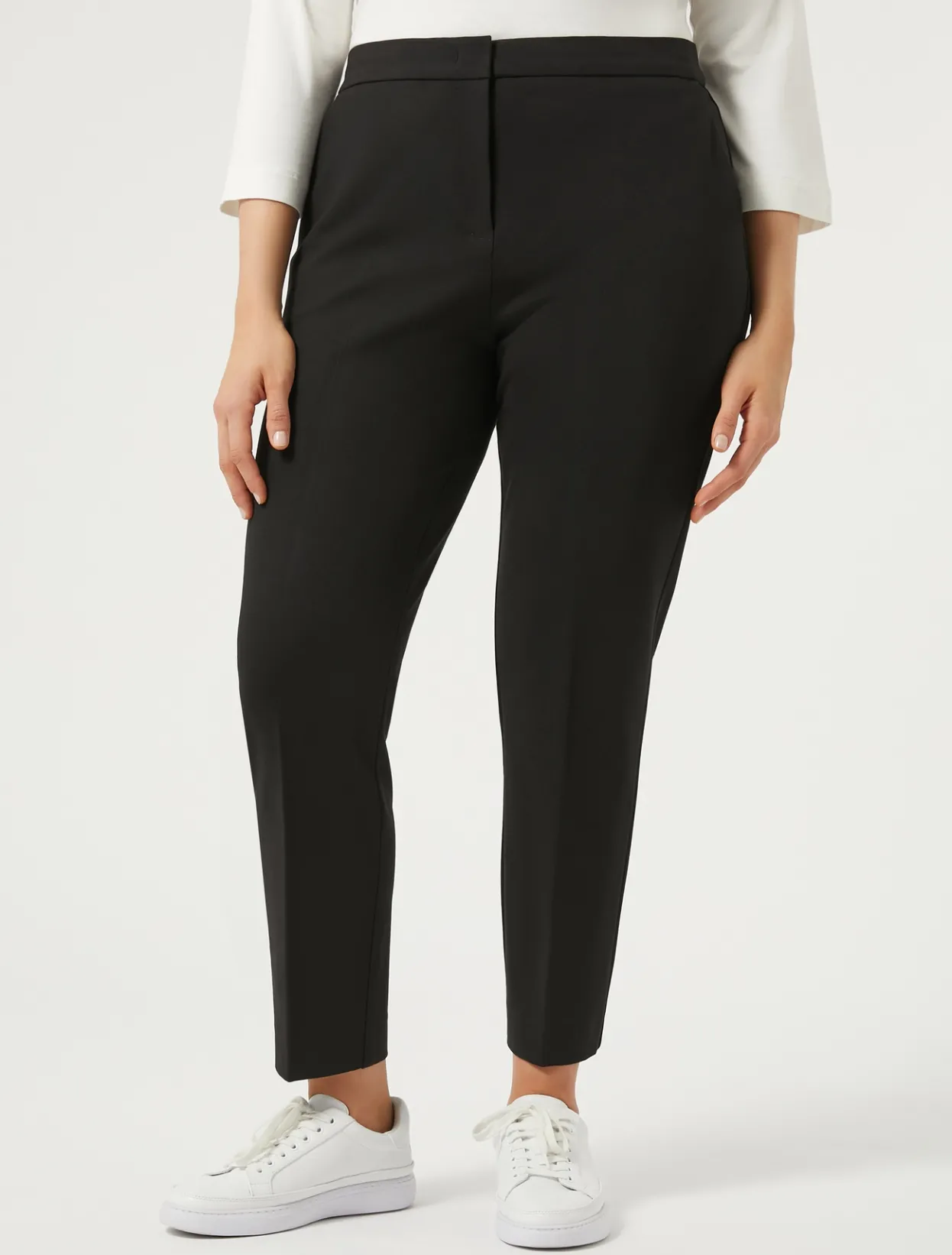 Trousers & Jeans | Trousers & Jeans | Marina Rinaldi Jersey trousers BLACK