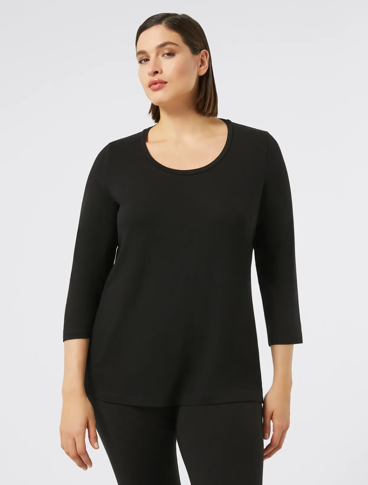 Tops & T-Shirts | Tops & T-Shirts | Marina Rinaldi Jersey T-shirt BLACK