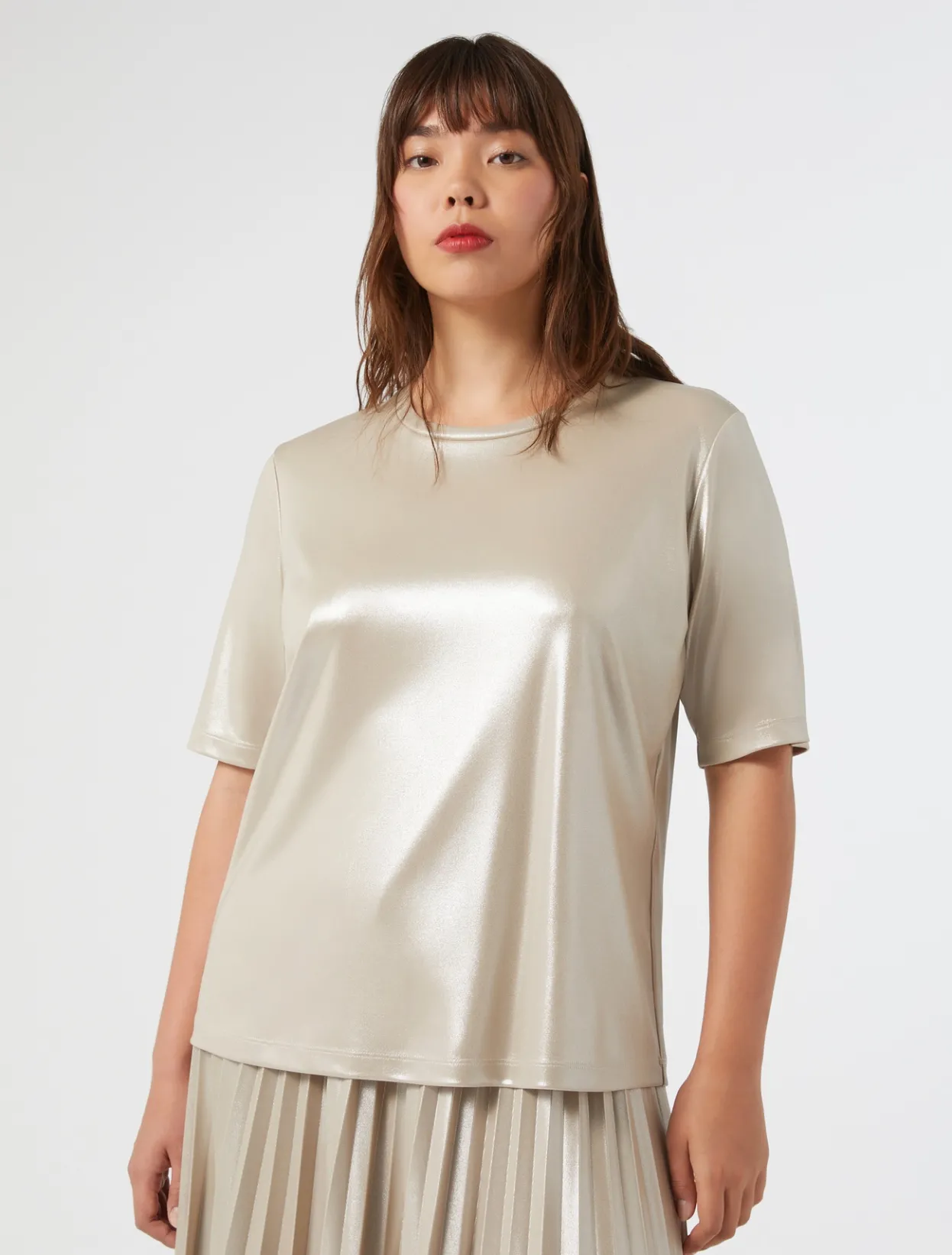 Tops & T-Shirts | Tops & T-Shirts | Marina Rinaldi Jersey T-shirt SAND