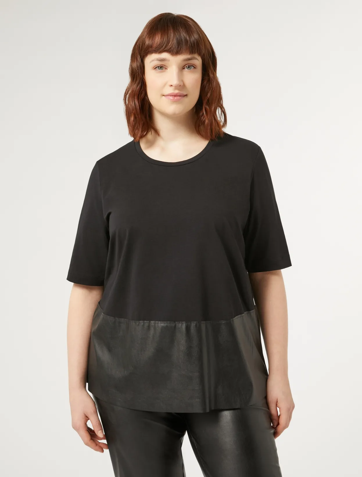 Tops & T-Shirts | Tops & T-Shirts | Marina Rinaldi Jersey T-shirt BLACK