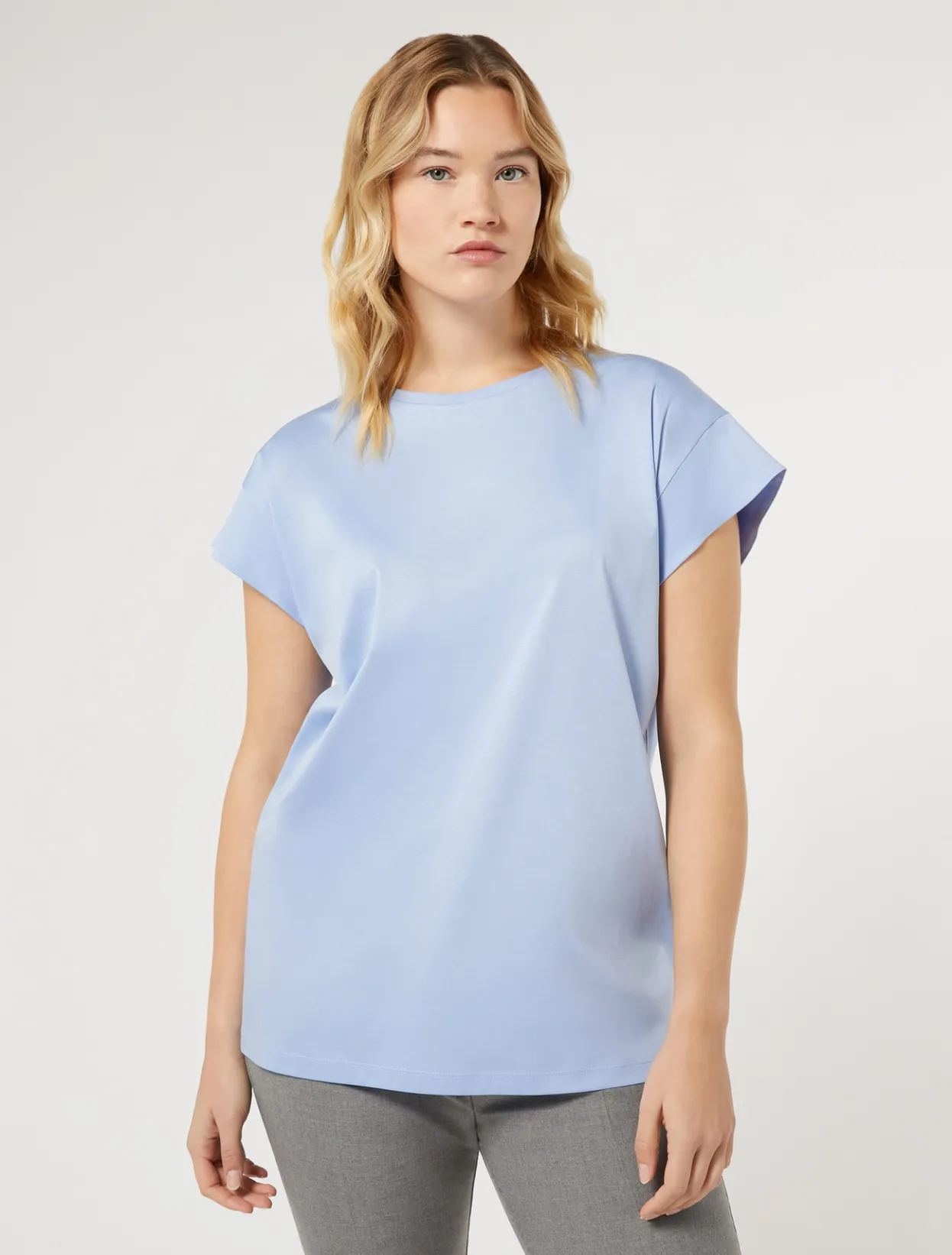 Tops & T-Shirts | Tops & T-Shirts | Marina Rinaldi Jersey T-shirt LIGHTBLUE