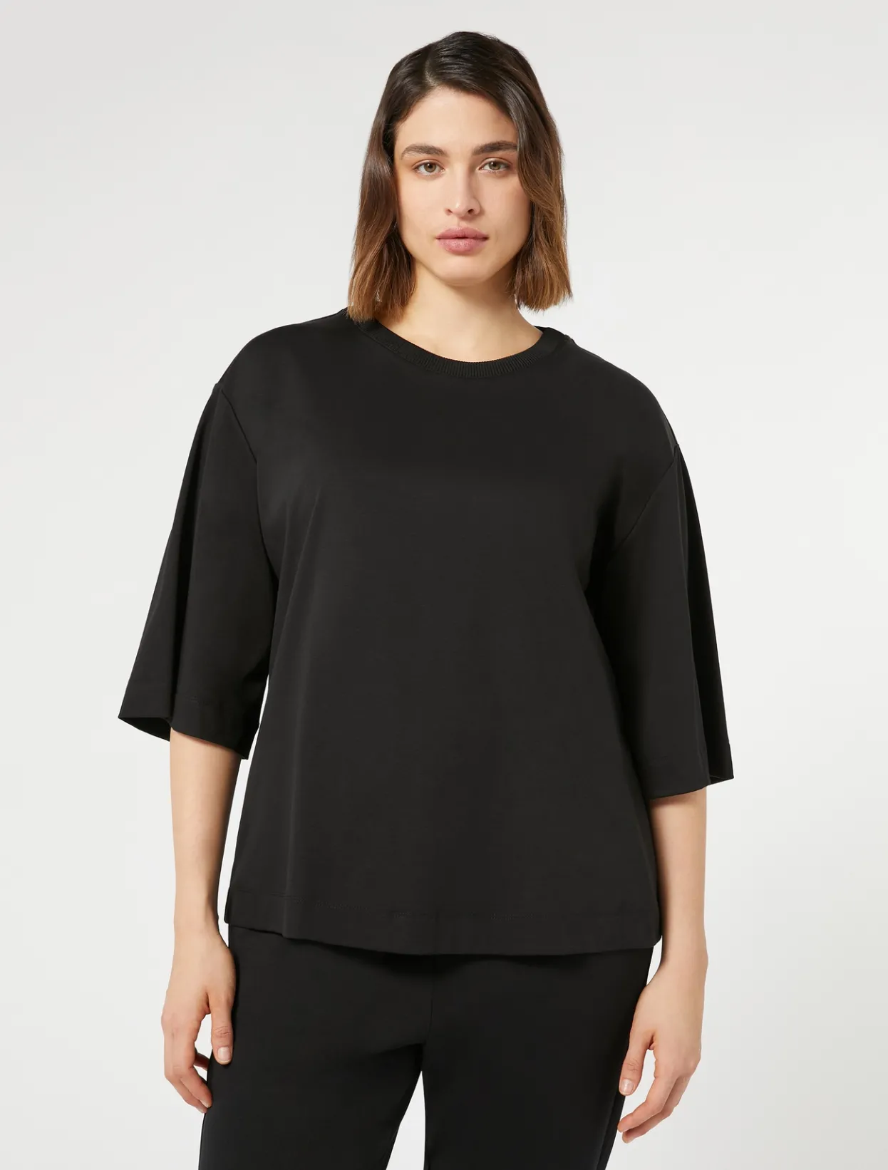 Tops & T-Shirts | Tops & T-Shirts | Marina Rinaldi Jersey T-shirt BLACK