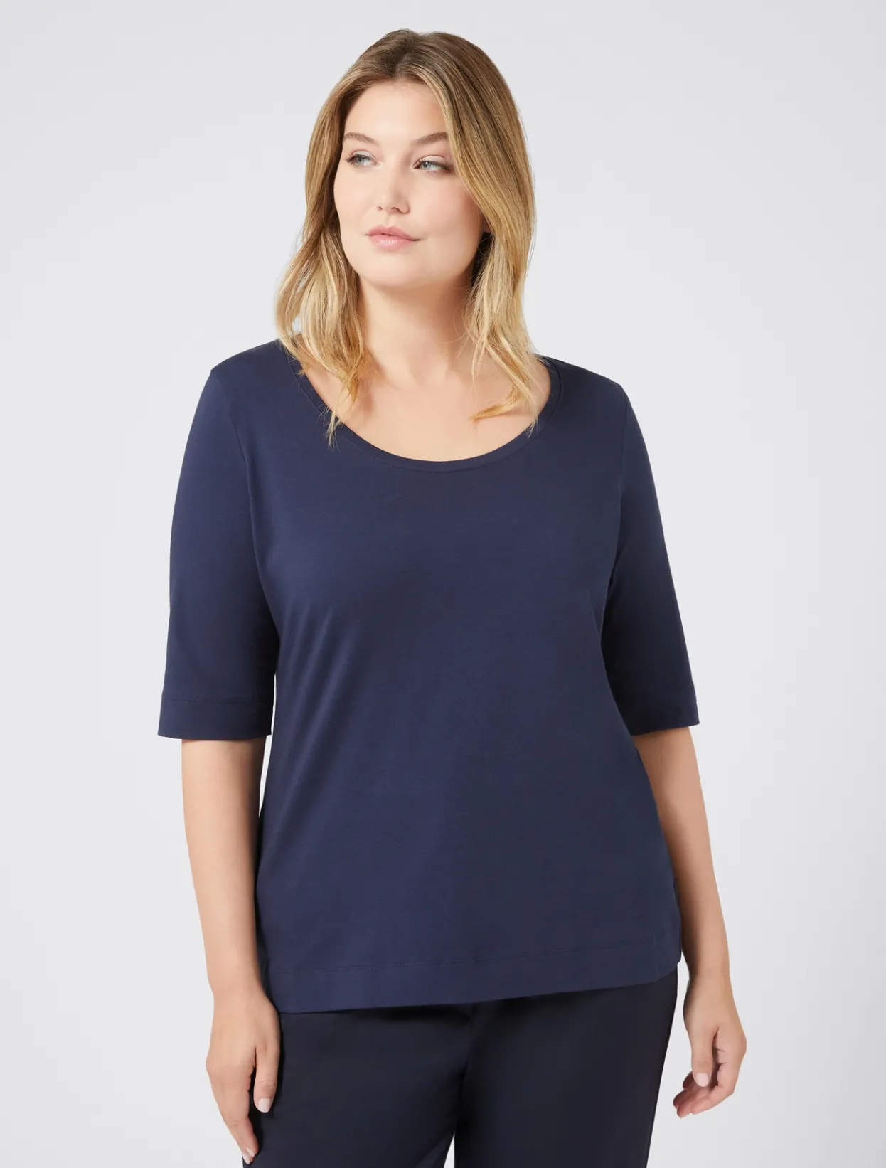 Tops & T-Shirts | Tops & T-Shirts | Marina Rinaldi Jersey T-shirt CORNFLOWERBLUE