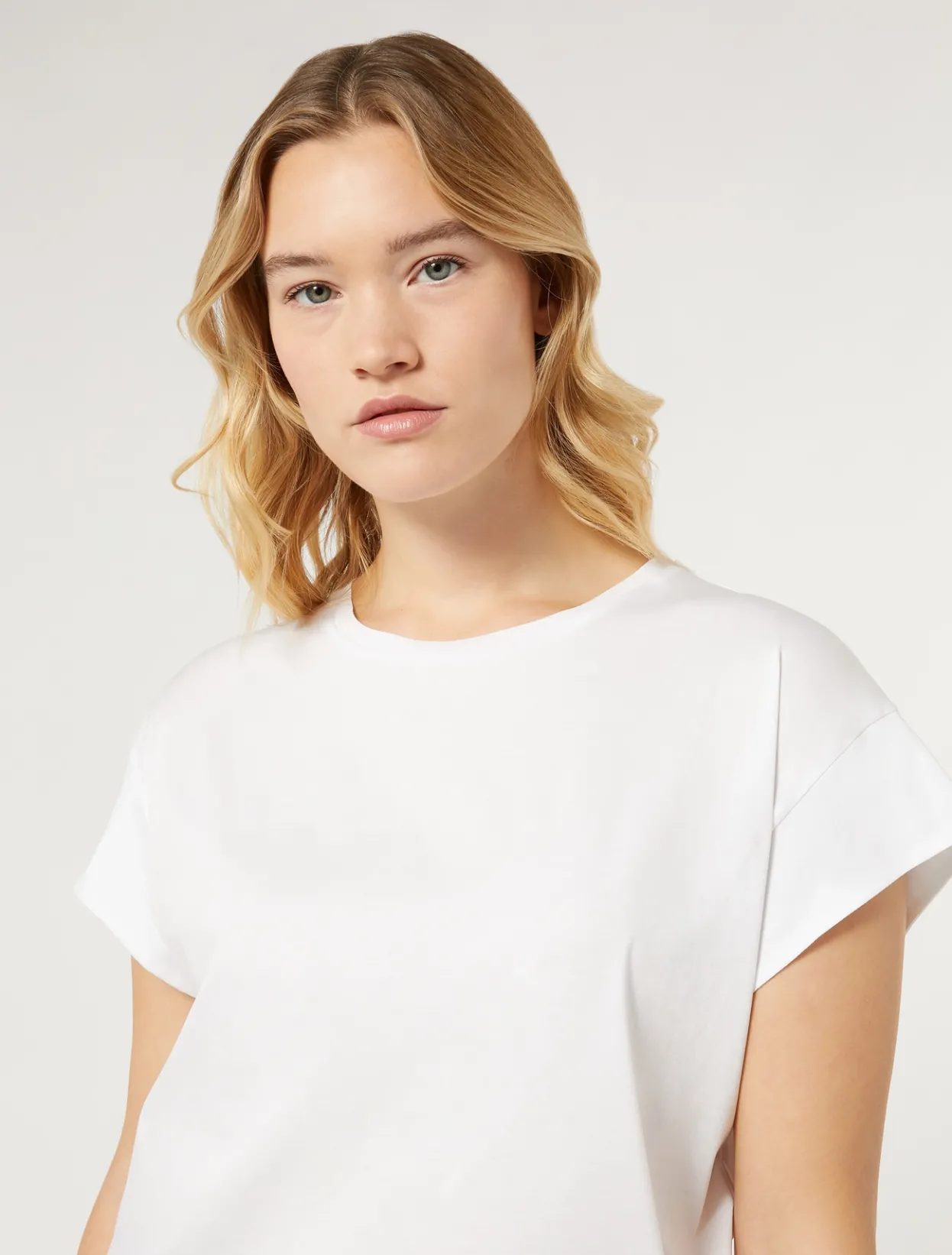 Tops & T-Shirts | Tops & T-Shirts | Marina Rinaldi Jersey T-shirt OPTICALWHITE