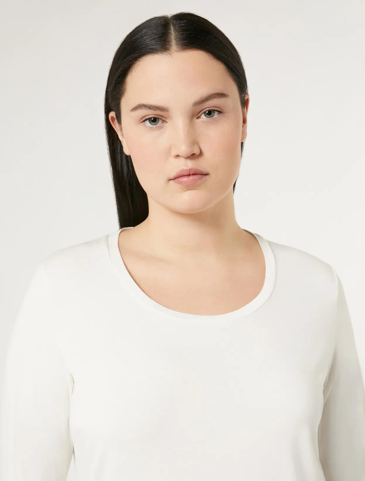 Tops & T-Shirts | Tops & T-Shirts | Marina Rinaldi Jersey T-shirt WHITE