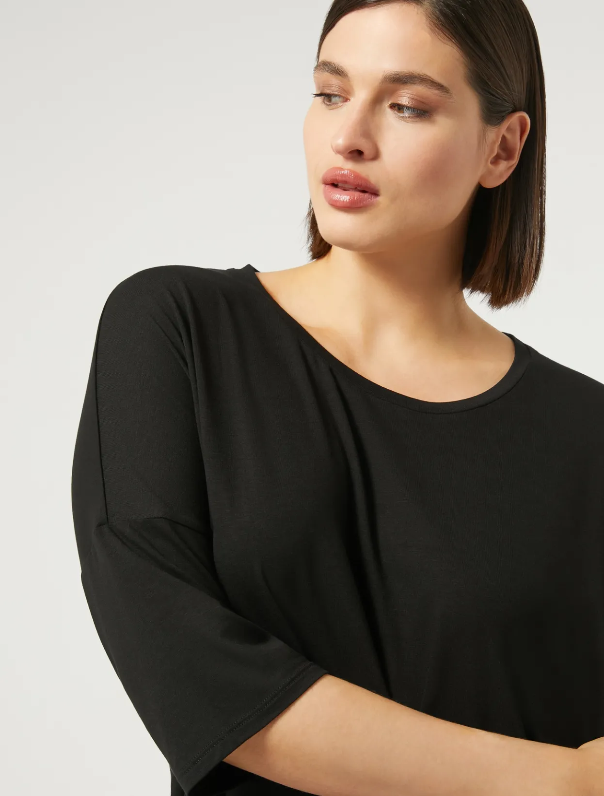 Tops & T-Shirts | Tops & T-Shirts | Marina Rinaldi Jersey T-shirt BLACK