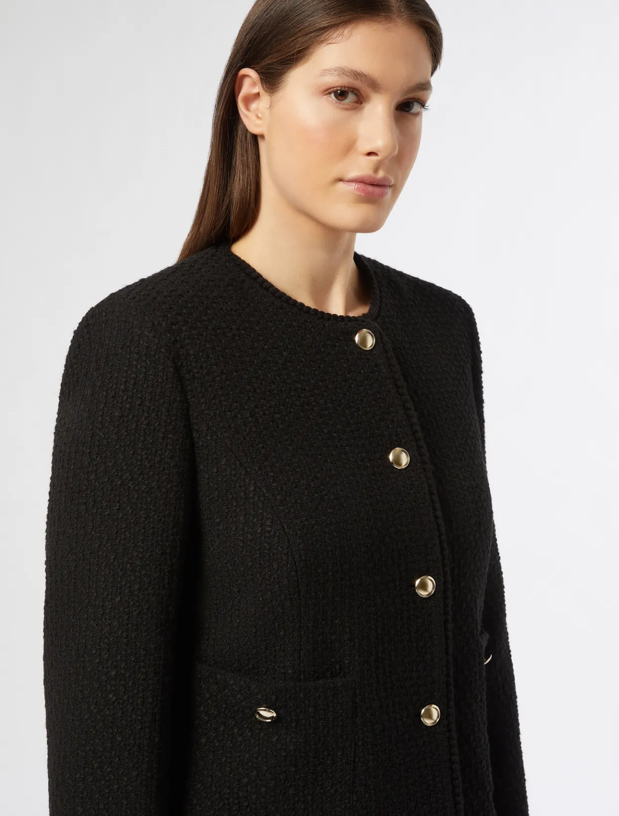 Jacket & Blazers | Jacket & Blazers | Marina Rinaldi Knit fabric jacket BLACK