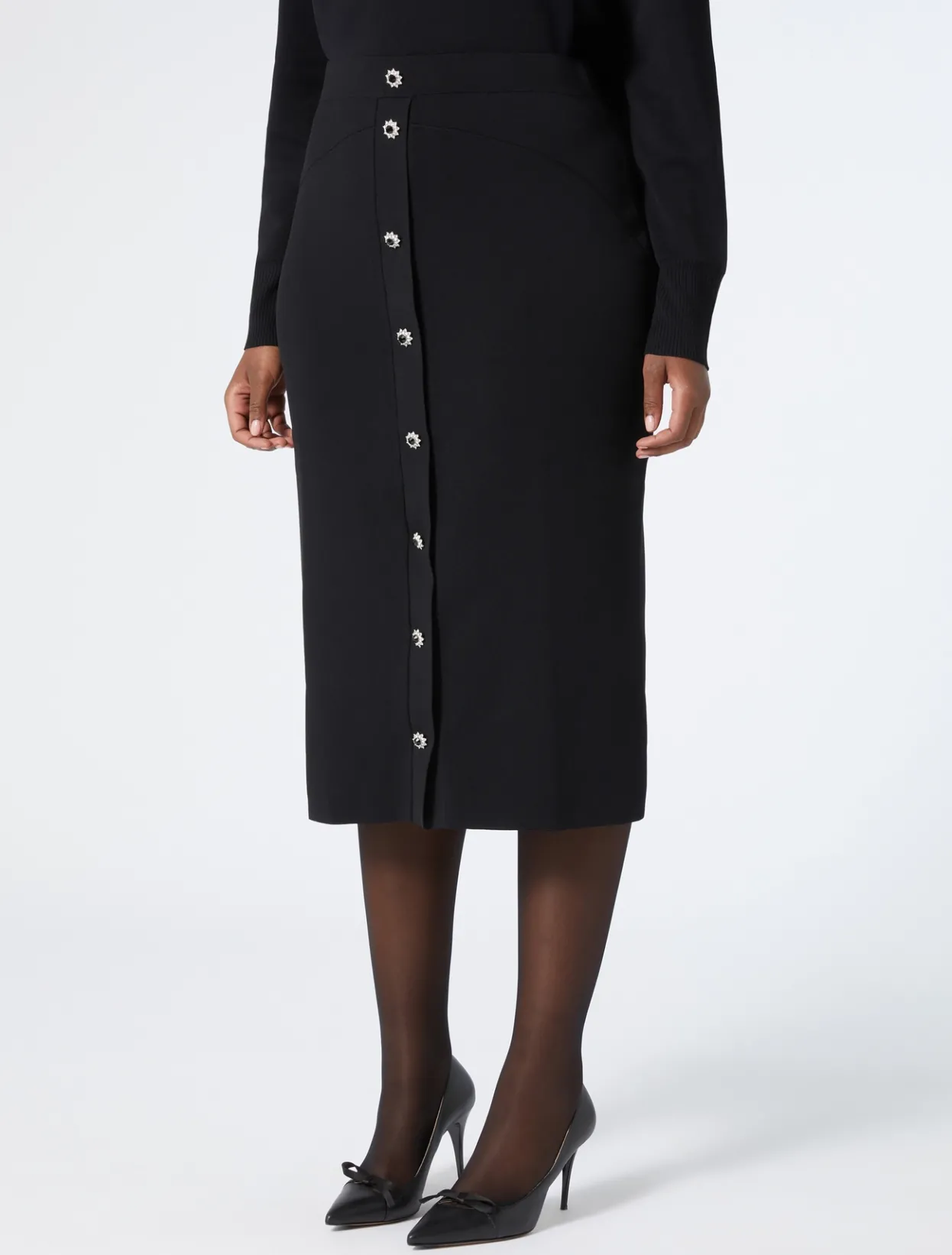 Skirts | Skirts | Marina Rinaldi Knit skirt BLACK