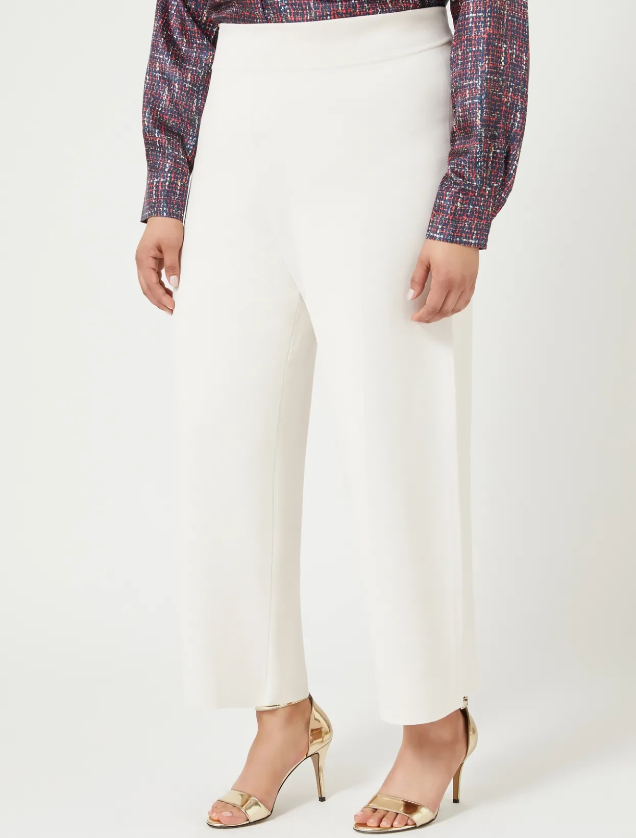 Trousers & Jeans | Trousers & Jeans | Marina Rinaldi Knit trousers IVORY