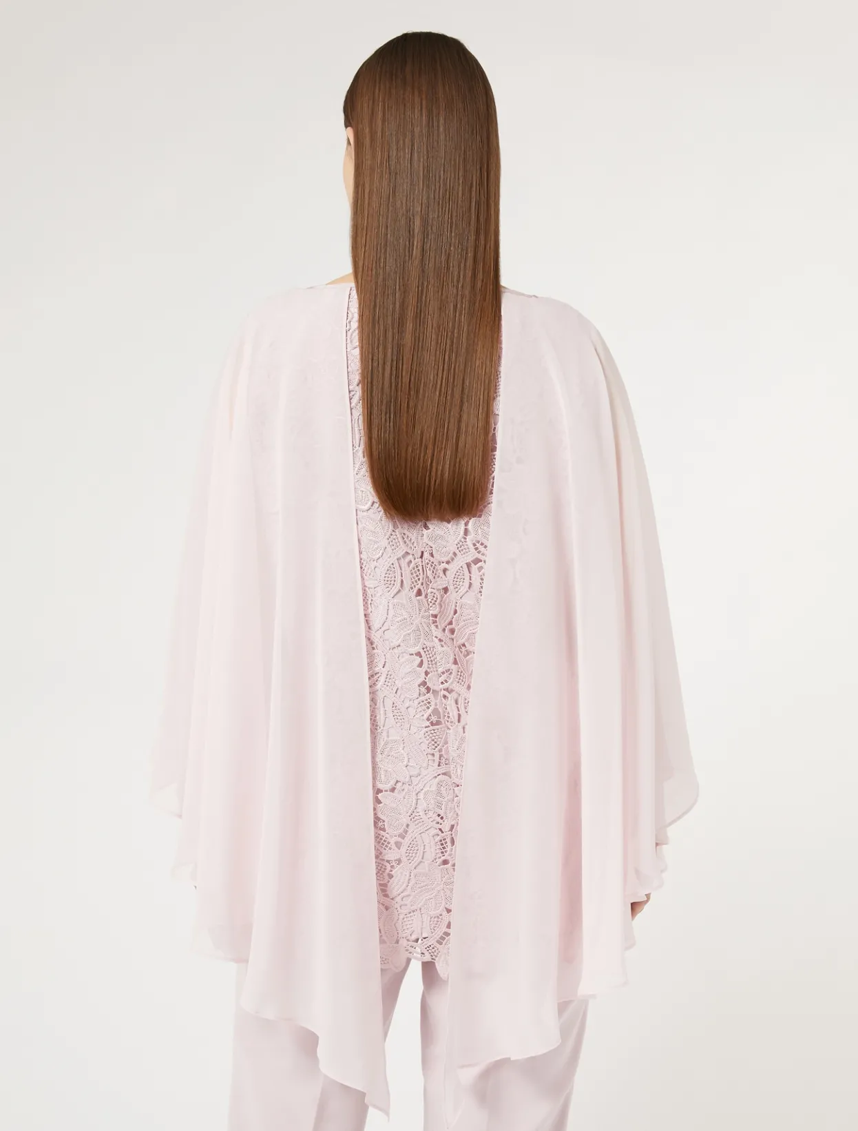 Blouses | Blouses & Shirts | Marina Rinaldi Laminated macramé tunic PINK