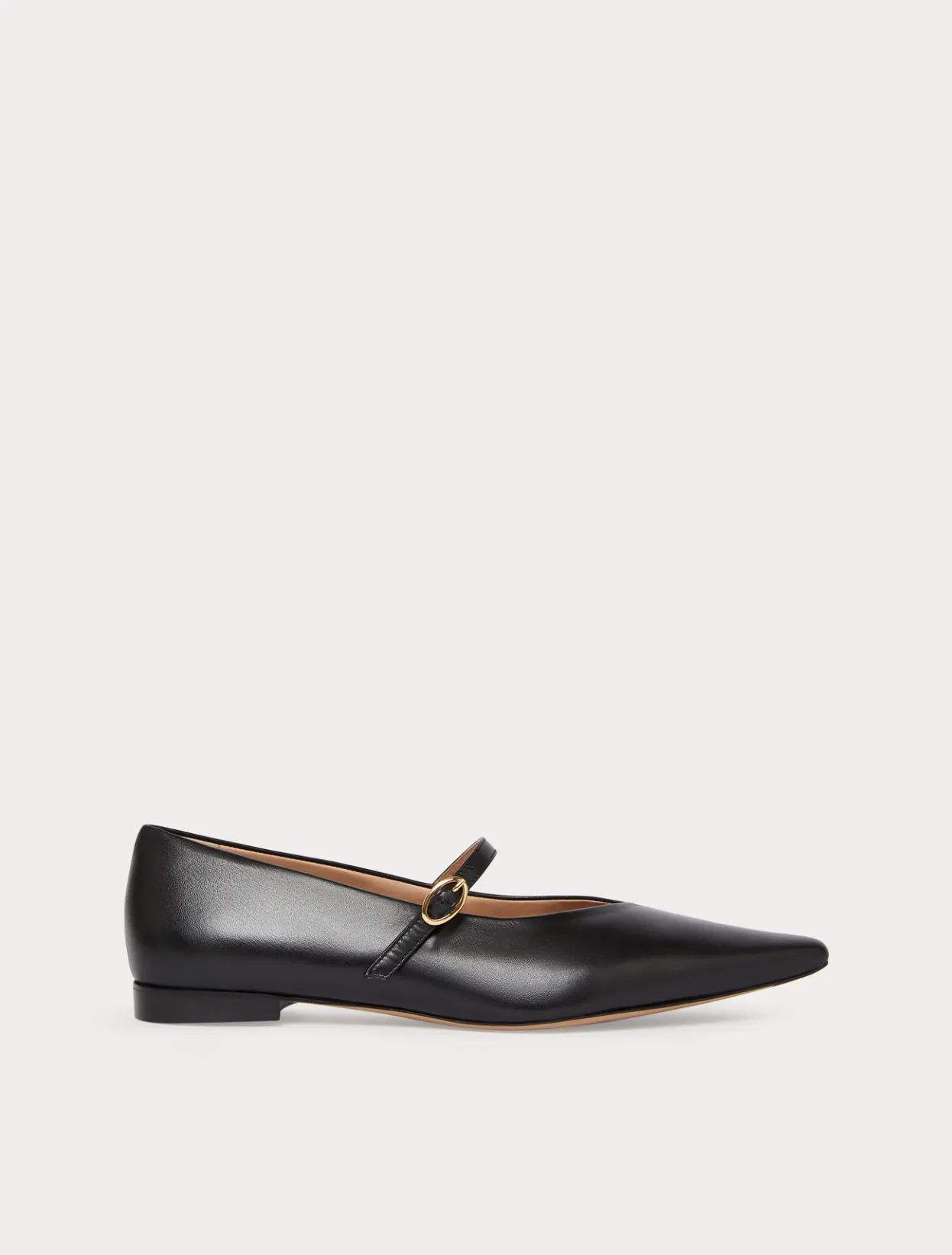 Accessories | Accessories | Marina Rinaldi Leather ballerinas BLACK