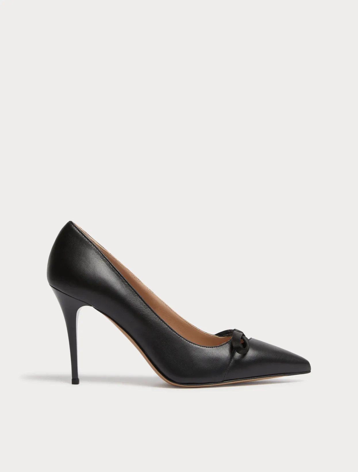 Accessories | Accessories | Marina Rinaldi Leather court shoes BLACK