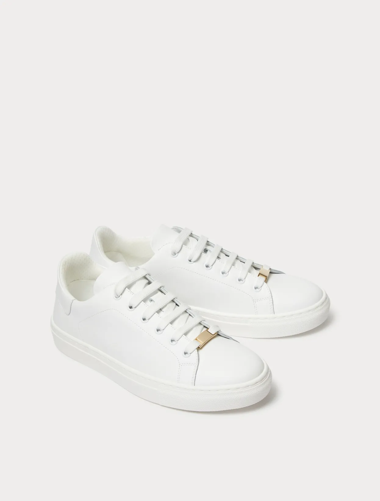 Accessories | Accessories | Marina Rinaldi Leather sneakers OPTICALWHITE