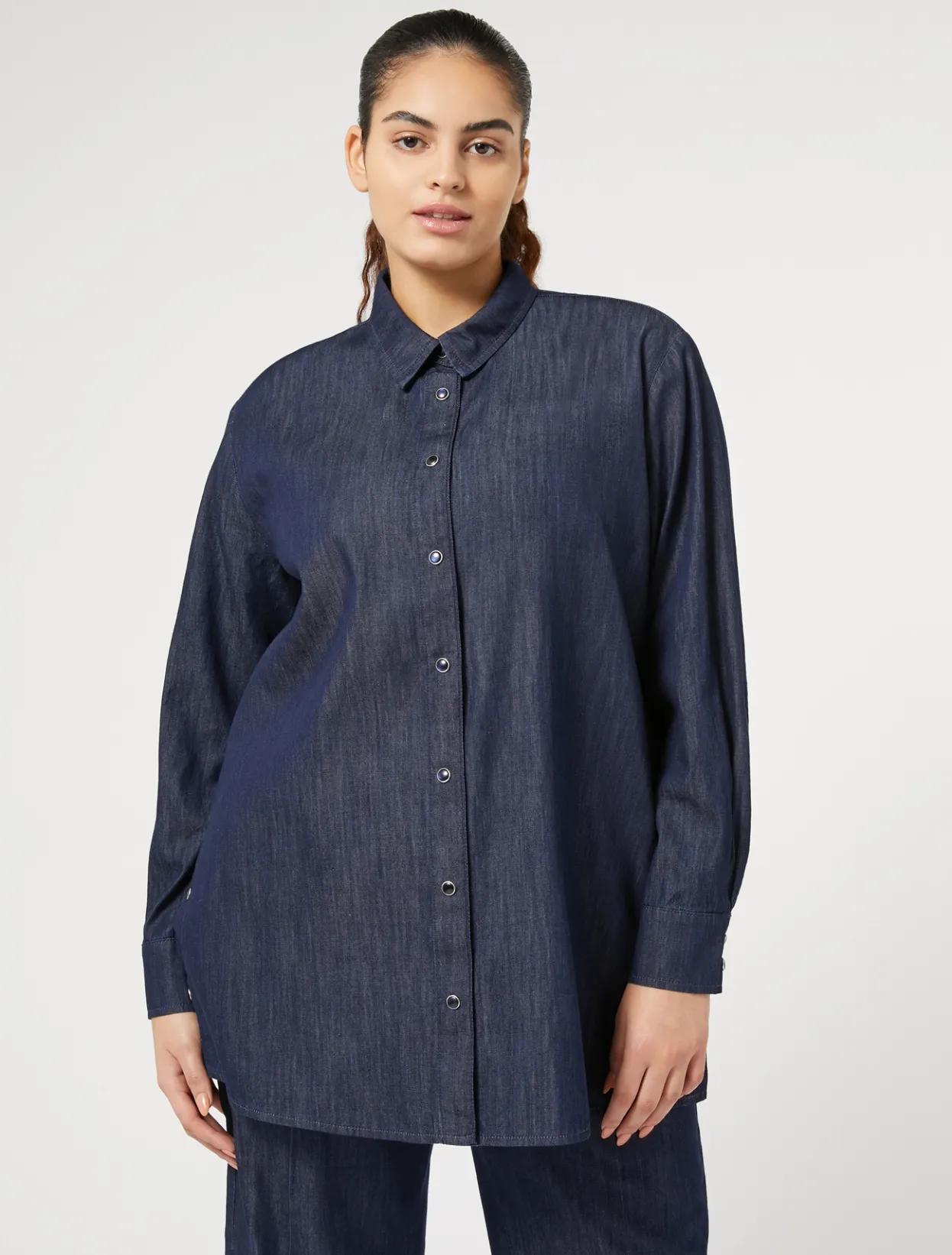 Blouses & Shirts | Blouses & Shirts | Marina Rinaldi Lightweight denim shirt MIDNIGHTBLUE