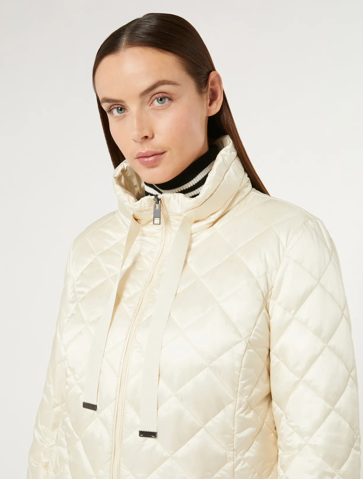 Down Jackets | Down Jackets | Marina Rinaldi Lined with iridescent fabric LIGHTYELLOW