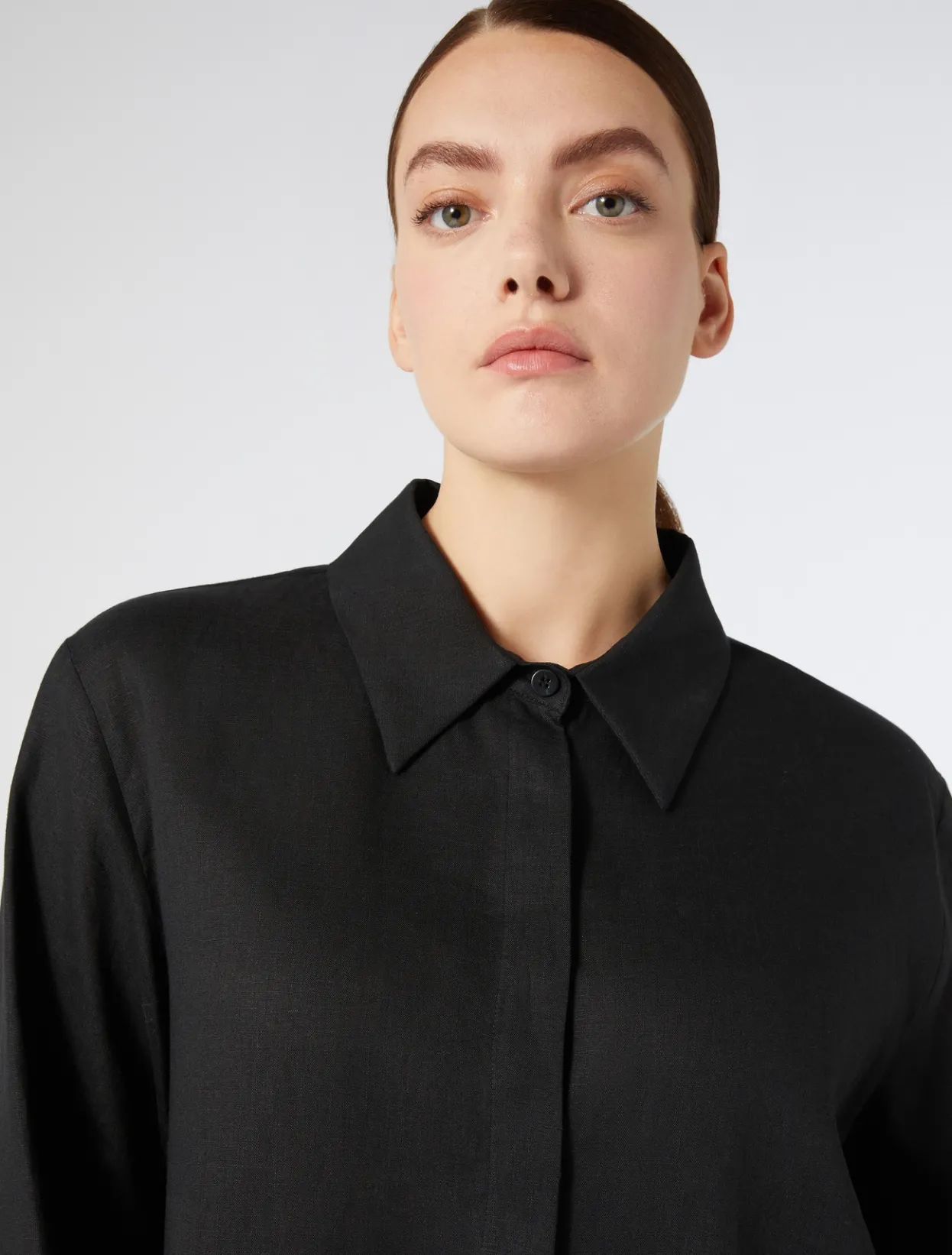 Blouses & Shirts | Blouses & Shirts | Marina Rinaldi Linen tunic BLACK