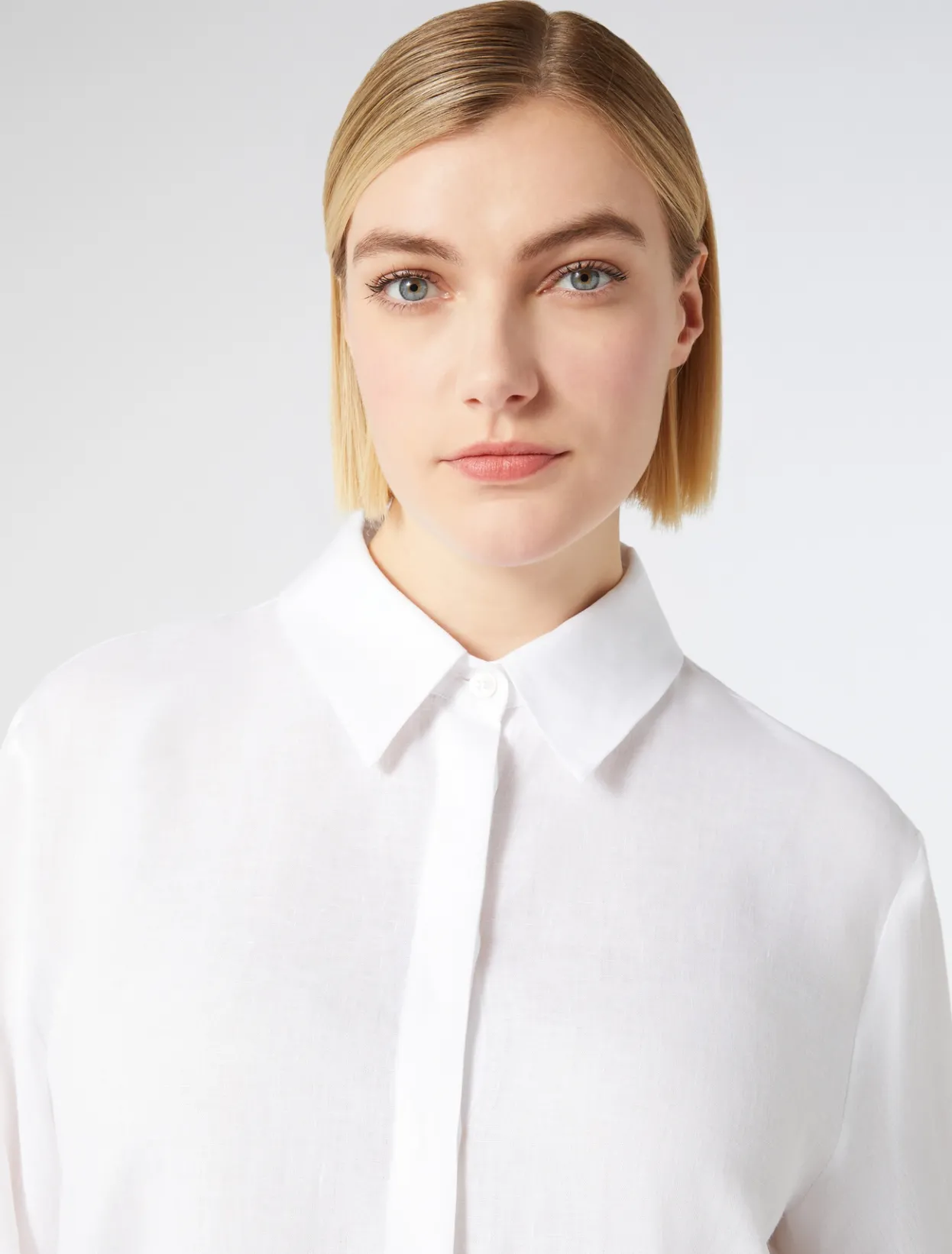 Blouses & Shirts | Blouses & Shirts | Marina Rinaldi Linen tunic OPTICALWHITE