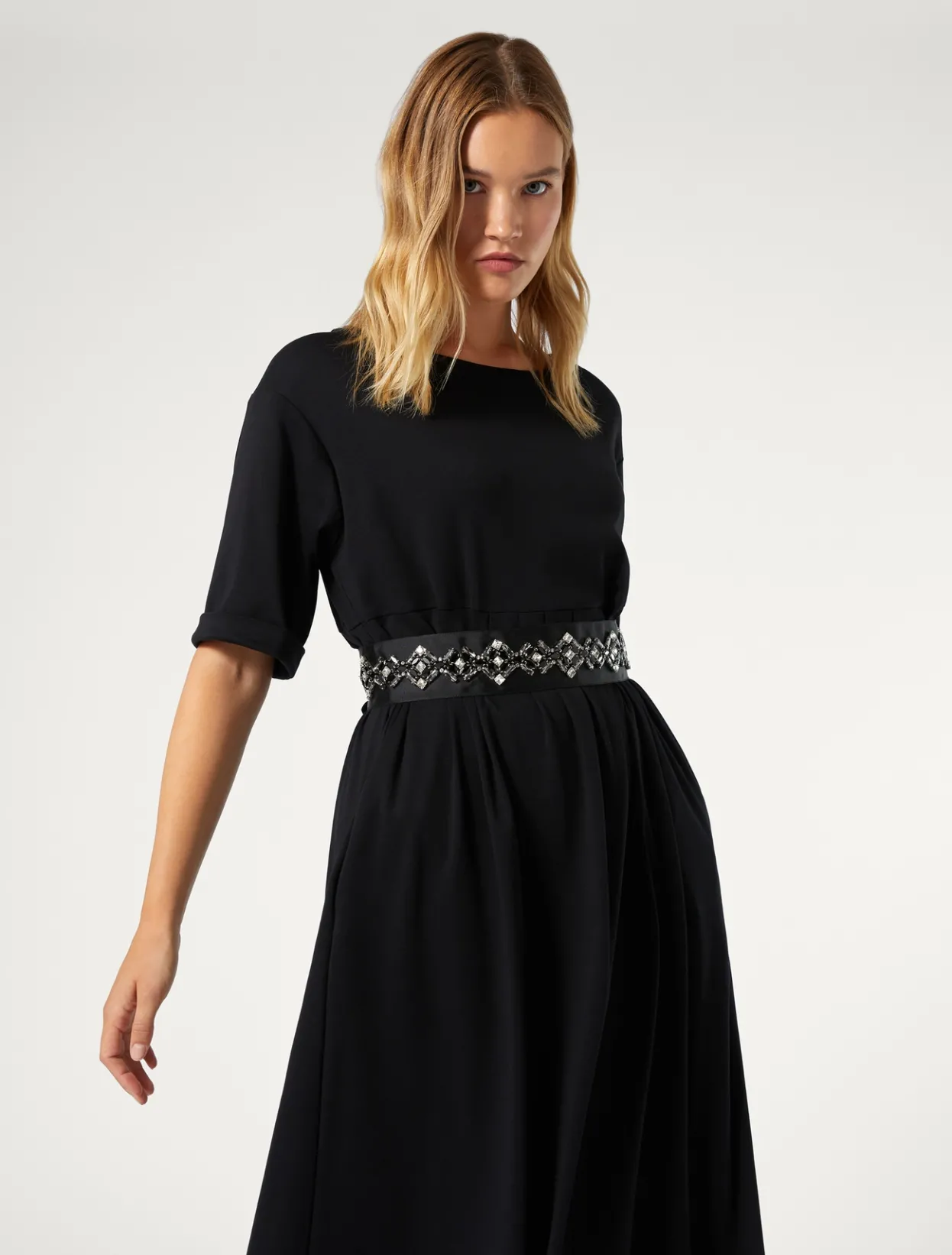 Dresses | Dresses | Marina Rinaldi Long jersey dress BLACK