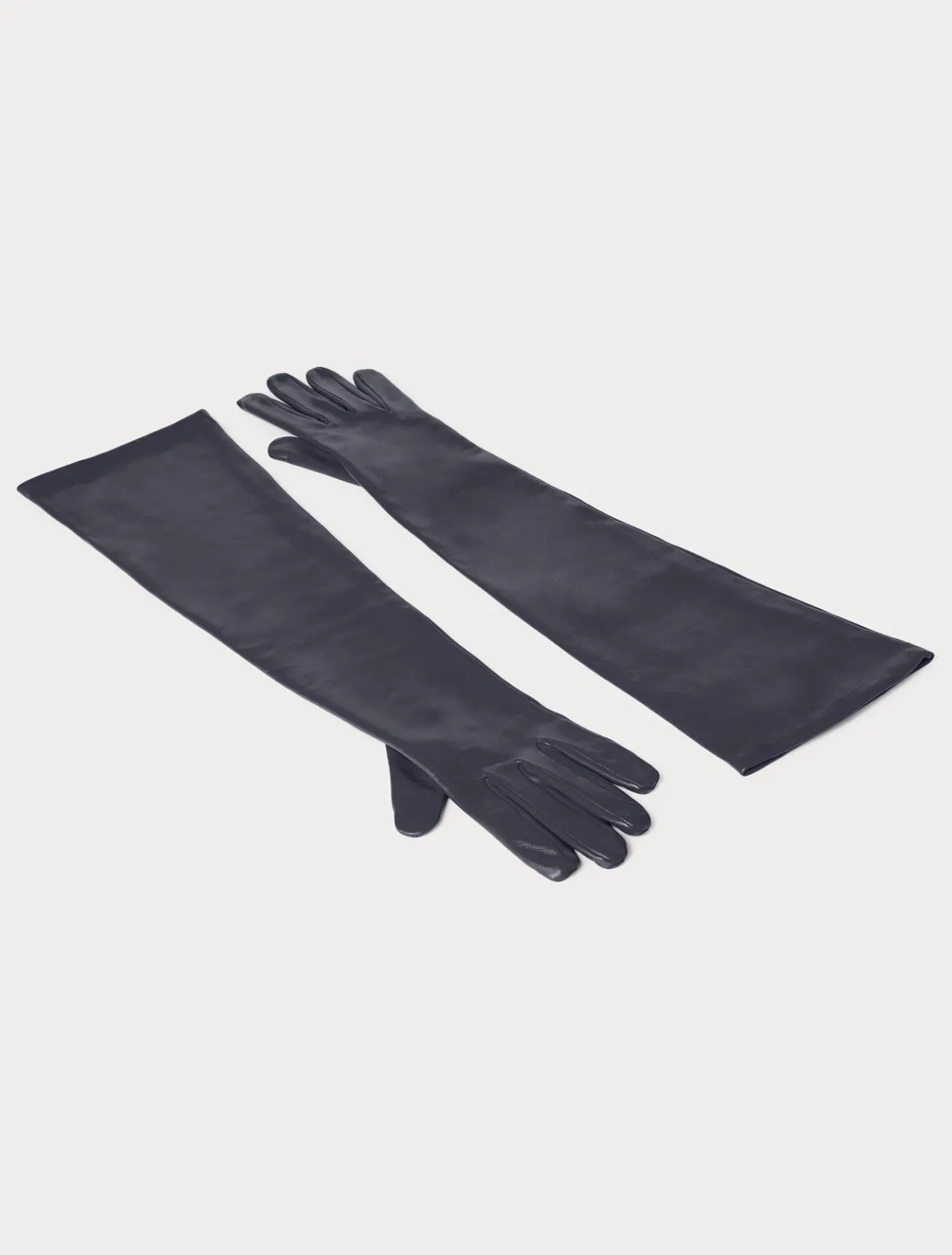 Accessories | Accessories | Marina Rinaldi Long Nappa leather gloves ULTRAMARINE