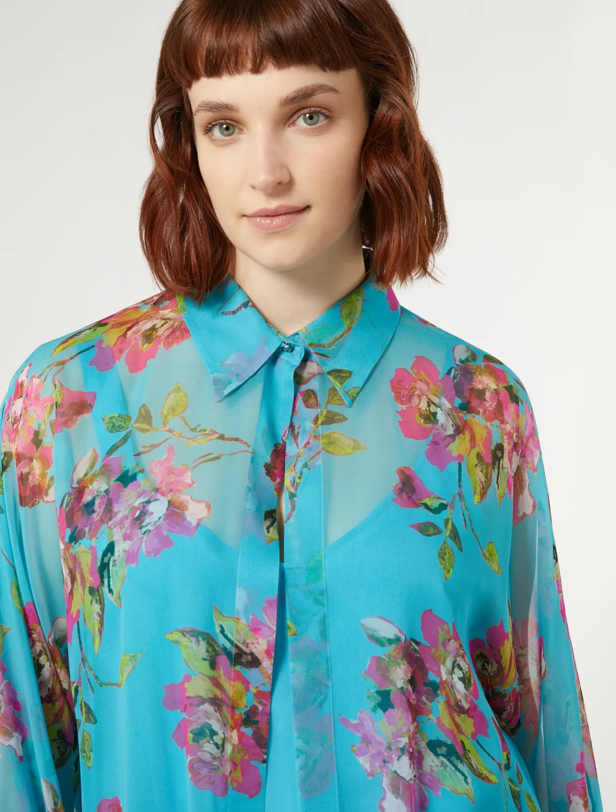 Blouses | Blouses & Shirts | Marina Rinaldi Long tunic and top TURQUOISE