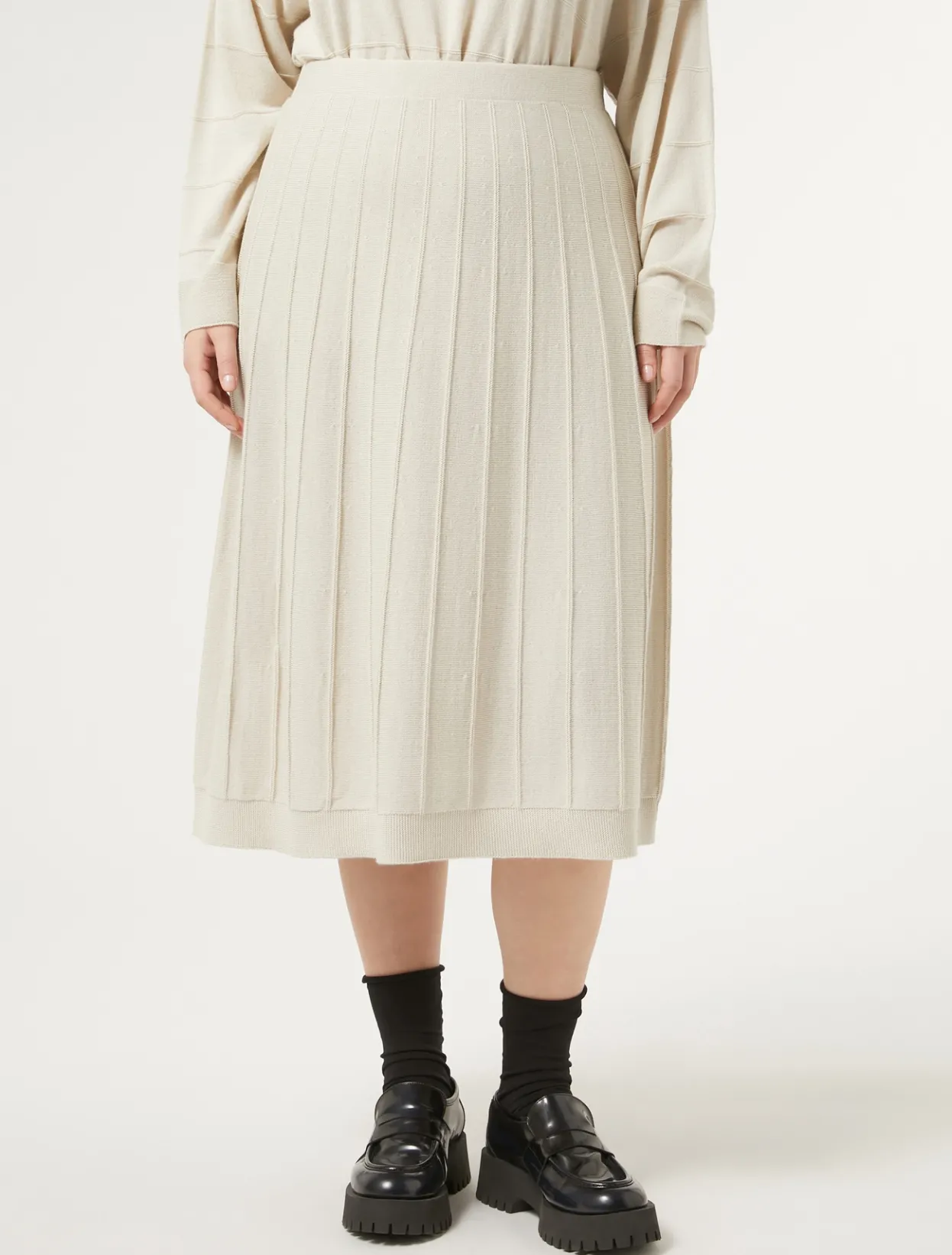 Skirts | Skirts | Marina Rinaldi Merino wool blend skirt TURTLEDOVE