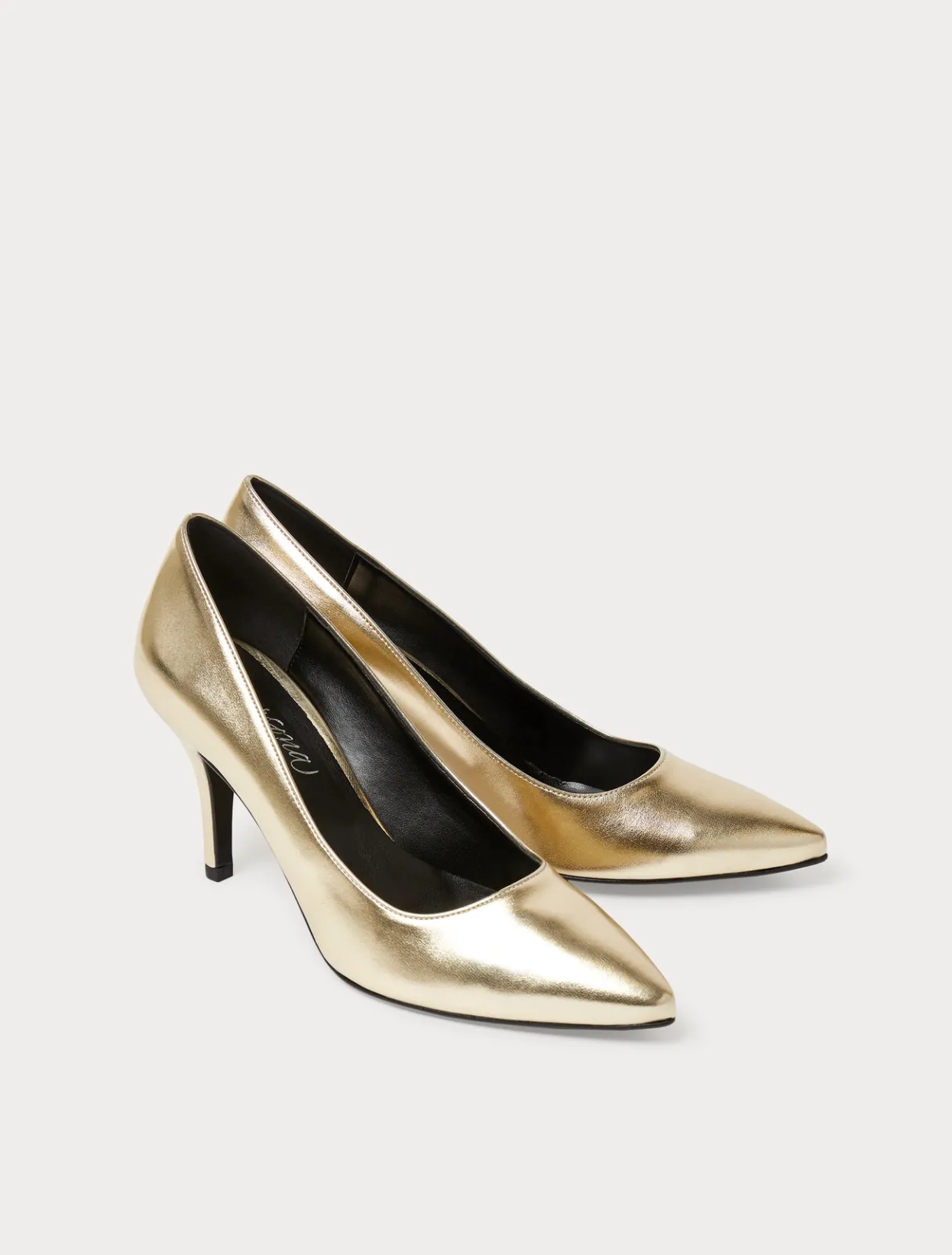 Accessories | Accessories | Marina Rinaldi Metallic court shoes LIGHTGOLD