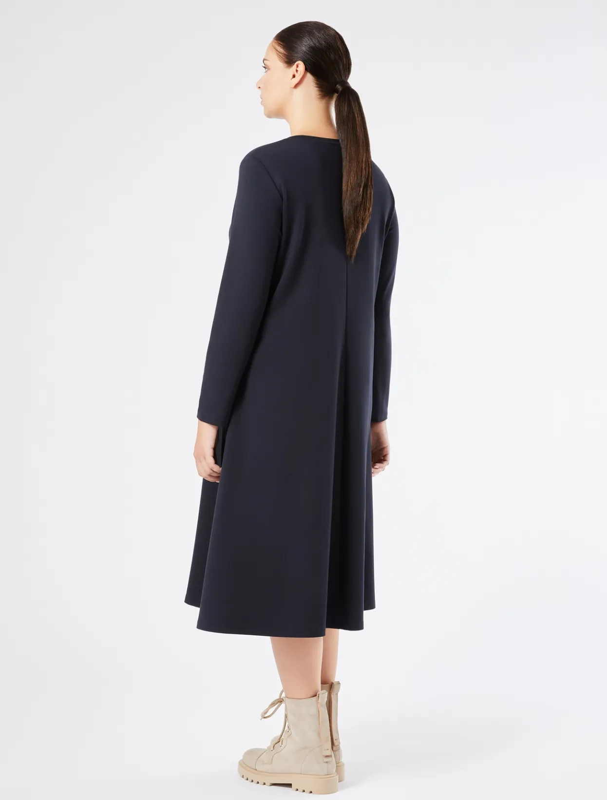 Dresses | Dresses | Marina Rinaldi Milano-knit jersey dress ULTRAMARINE