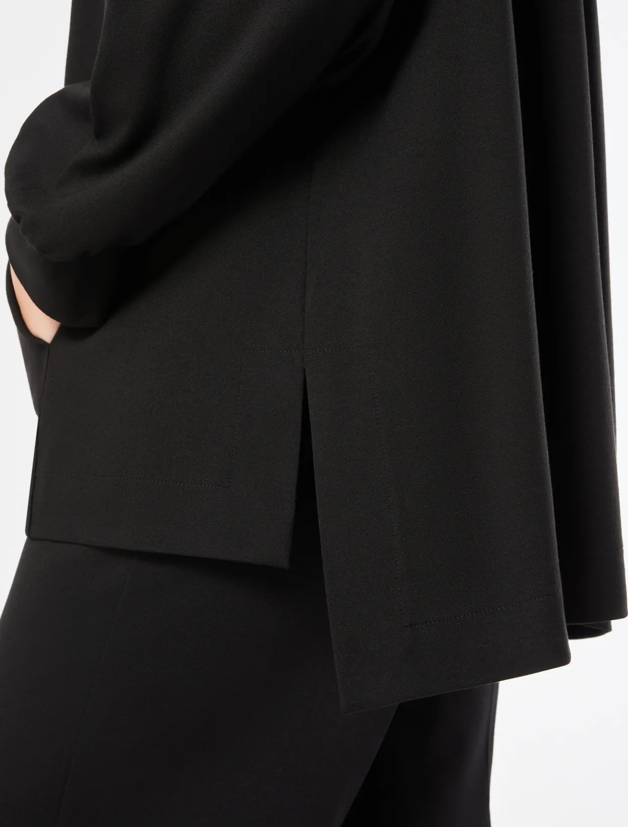 Jacket & Blazers | Jacket & Blazers | Marina Rinaldi Milano-knit jersey jacket BLACK