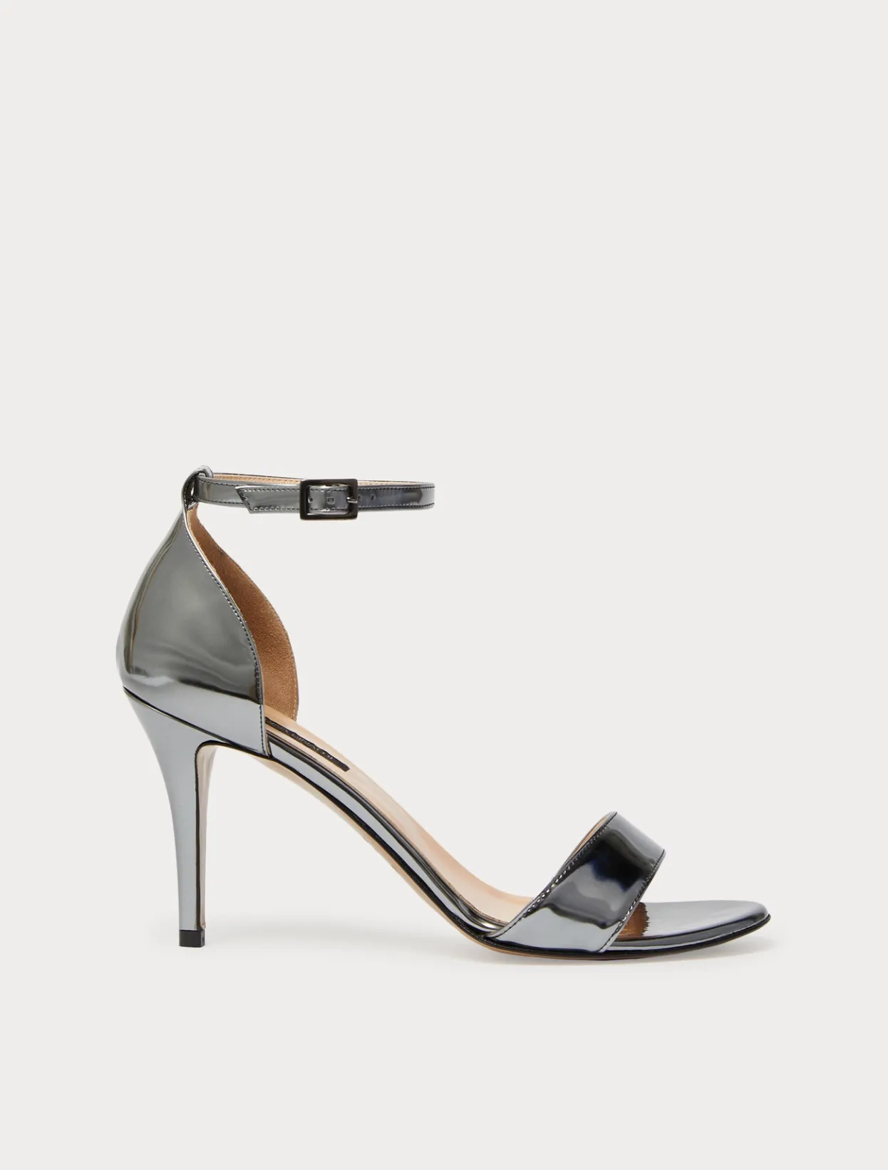 Accessories | Accessories | Marina Rinaldi Mirror-effect sandals MEDIUMGREY