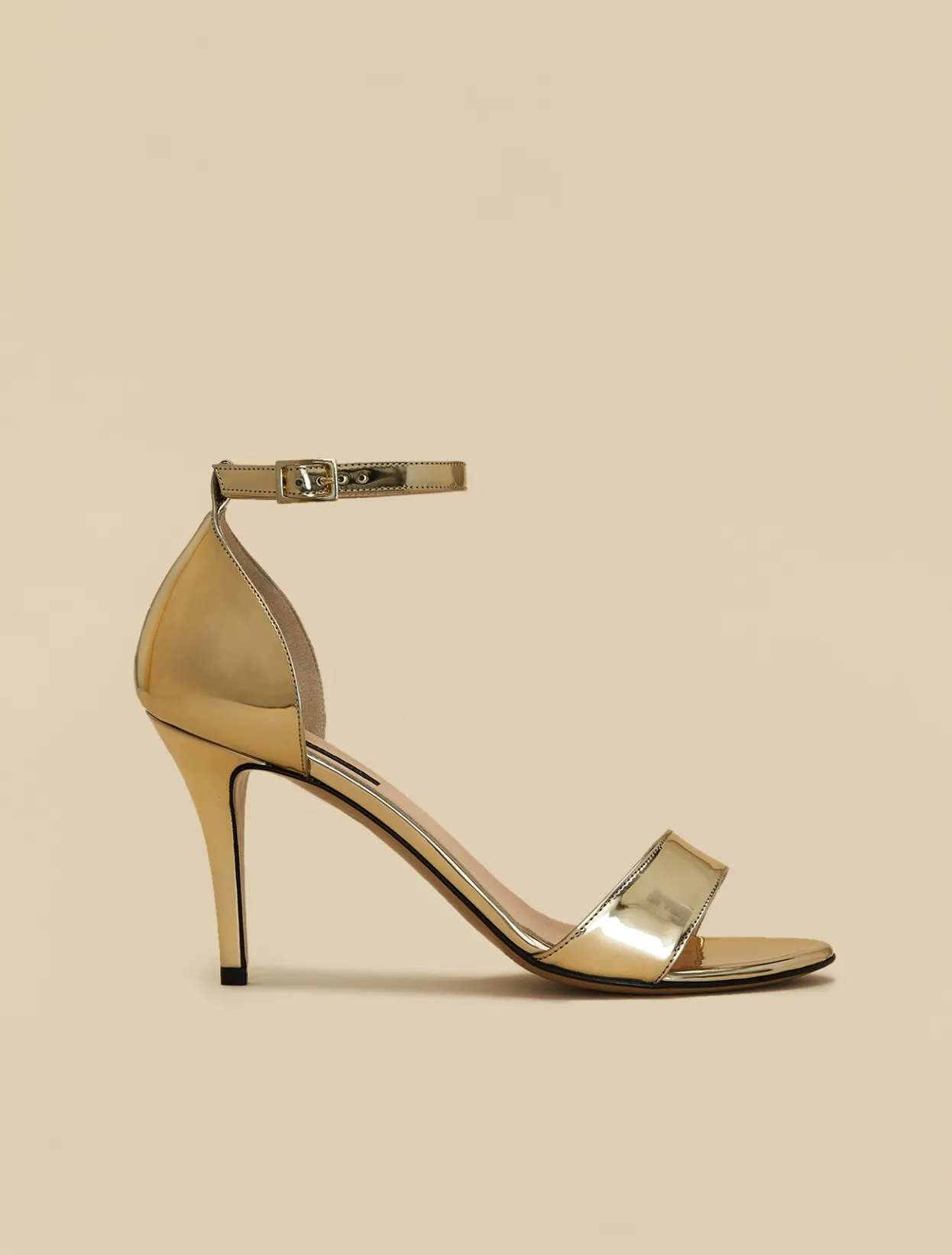 Accessories | Marina Rinaldi Mirror-effect sandals Yellow