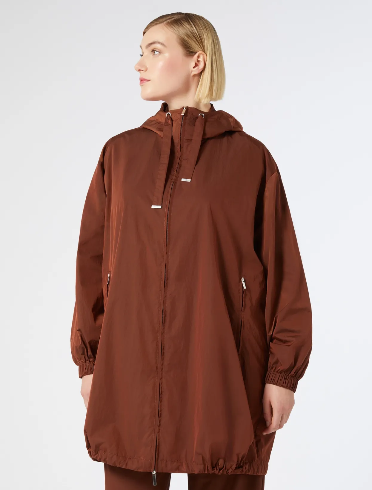 Coats | Coats | Marina Rinaldi Nylon canvas parka COPPER