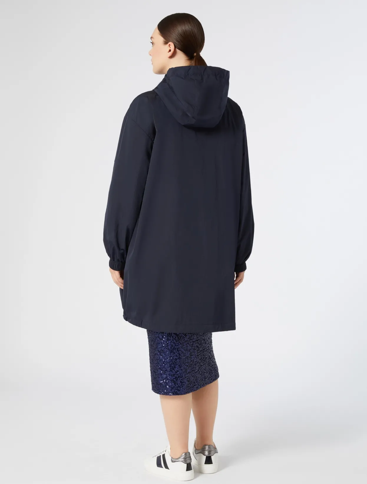 Coats | Coats | Marina Rinaldi Nylon canvas parka MIDNIGHTBLUE