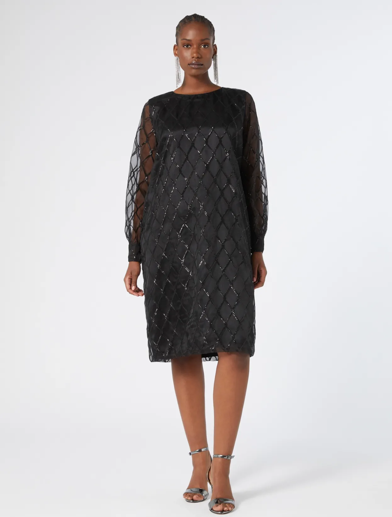 Dresses | Dresses | Marina Rinaldi Organza dress BLACK