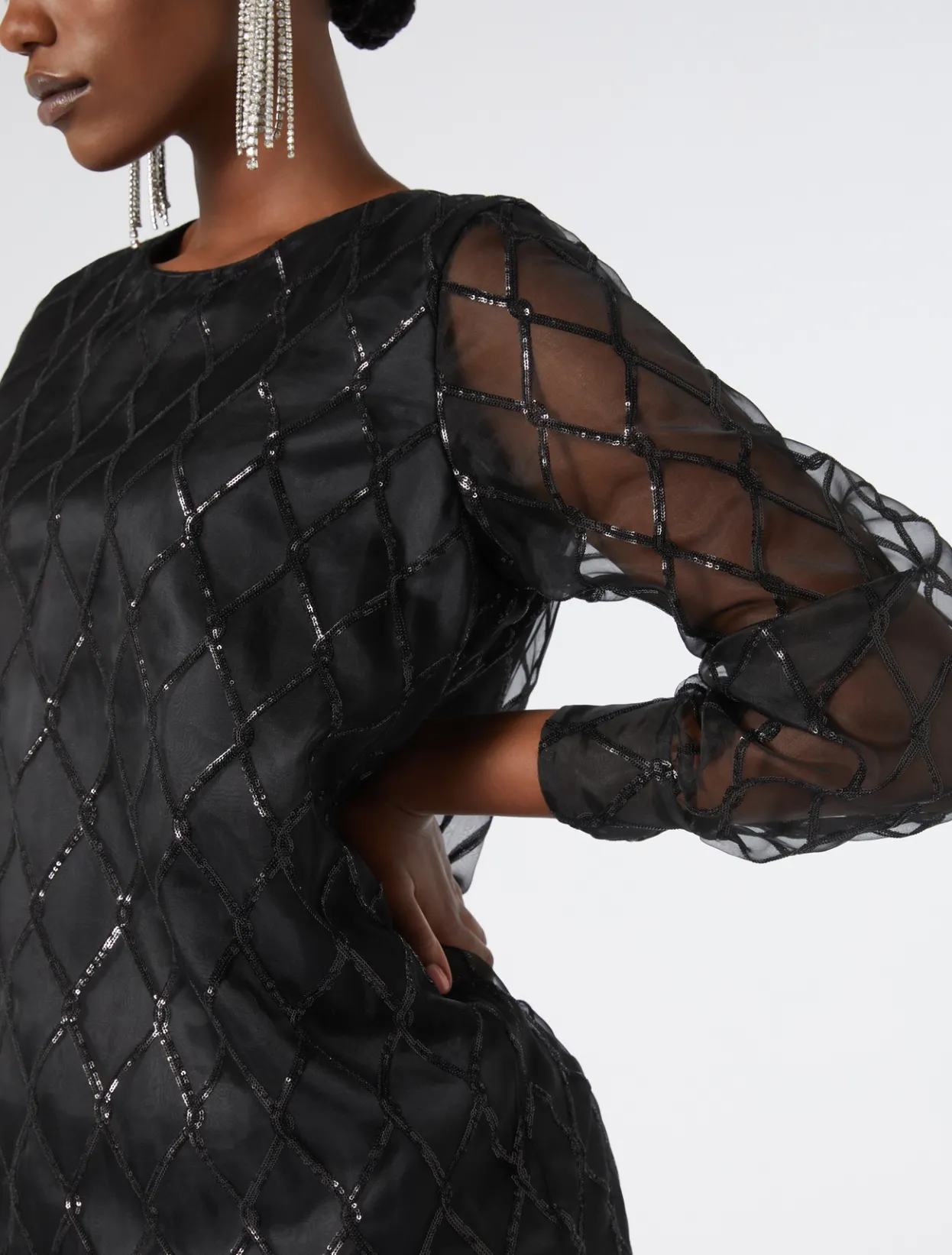 Dresses | Dresses | Marina Rinaldi Organza dress BLACK