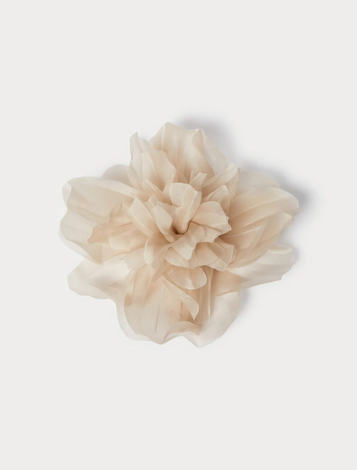 Accessories | Accessories | Marina Rinaldi Organza flower brooch BEIGE